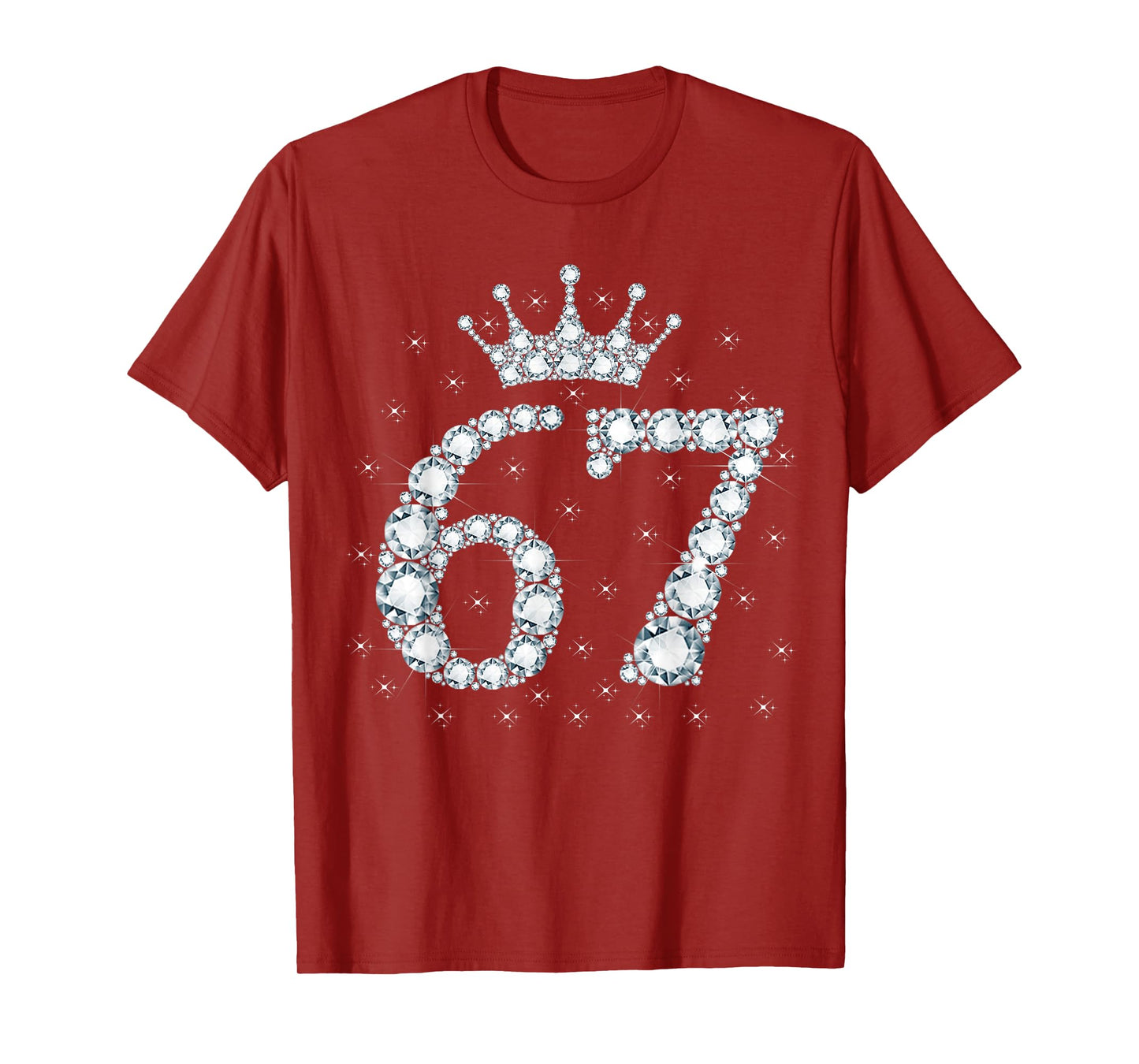 67 Crown 67 Years Old Happy 67th Birthday Girl Women T-Shirt