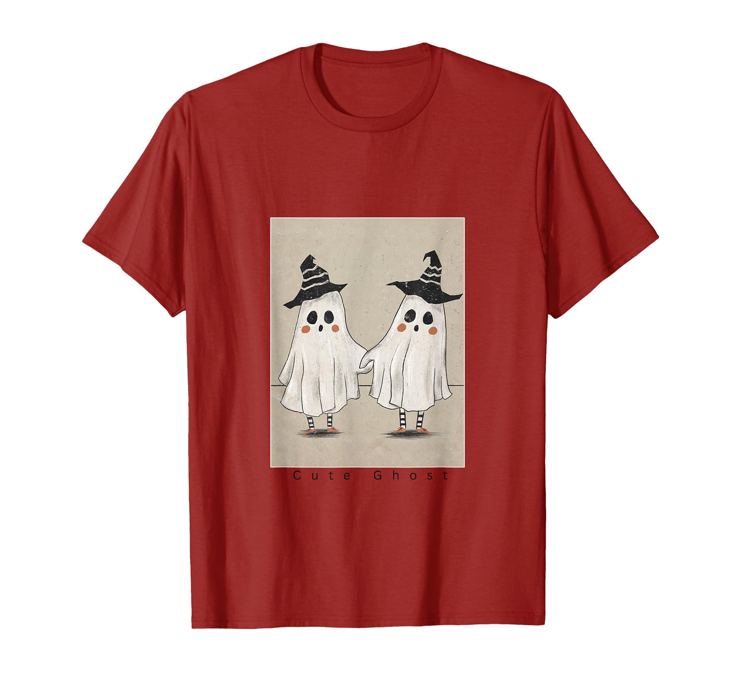 Cute Halloween Ghost Couple T-Shirt