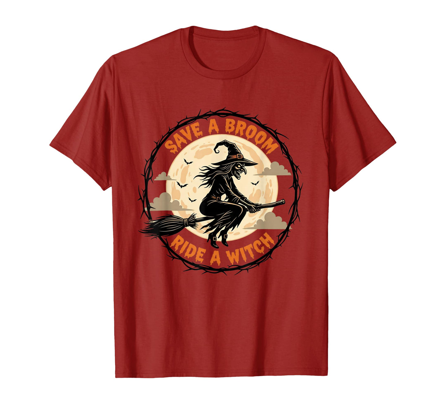 Halloween Halloween Witches Save A Broom Ride A Witch T-Shirt