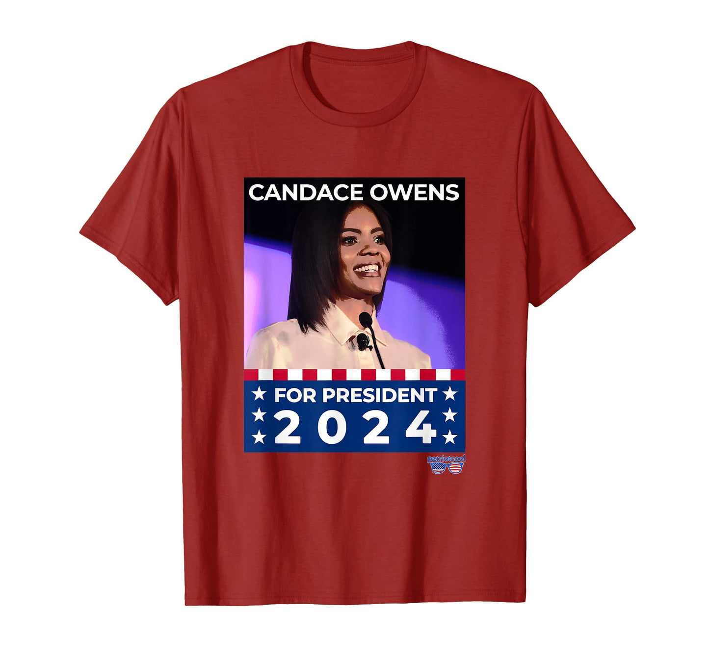 Candace Owens For President Patriotic Slogan Women Men T-Shirt