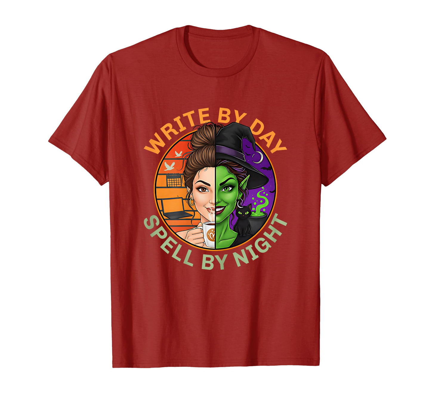 Halloween Writers s Witch Life Alter Ego s Lady Spellcaster T-Shirt