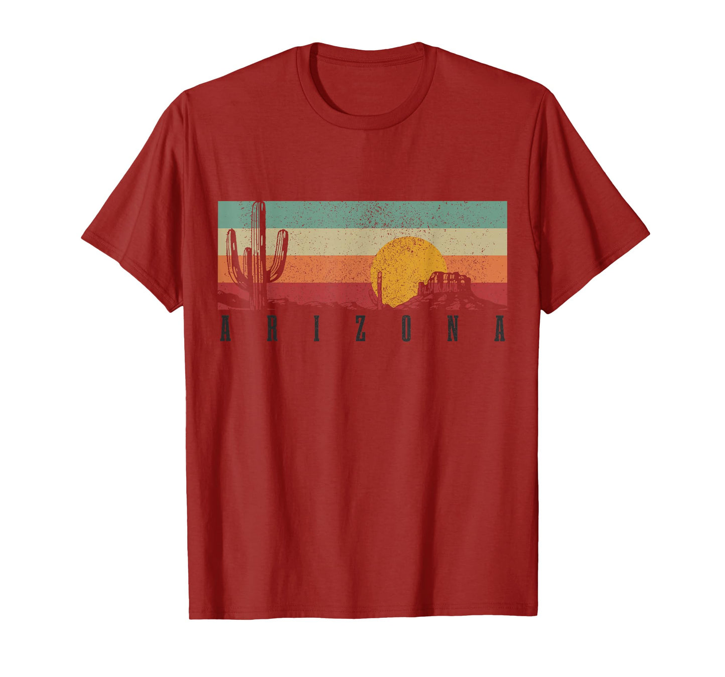 Arizona Vintage Cactus Desert Landscape Pride Souvenir T-Shirt