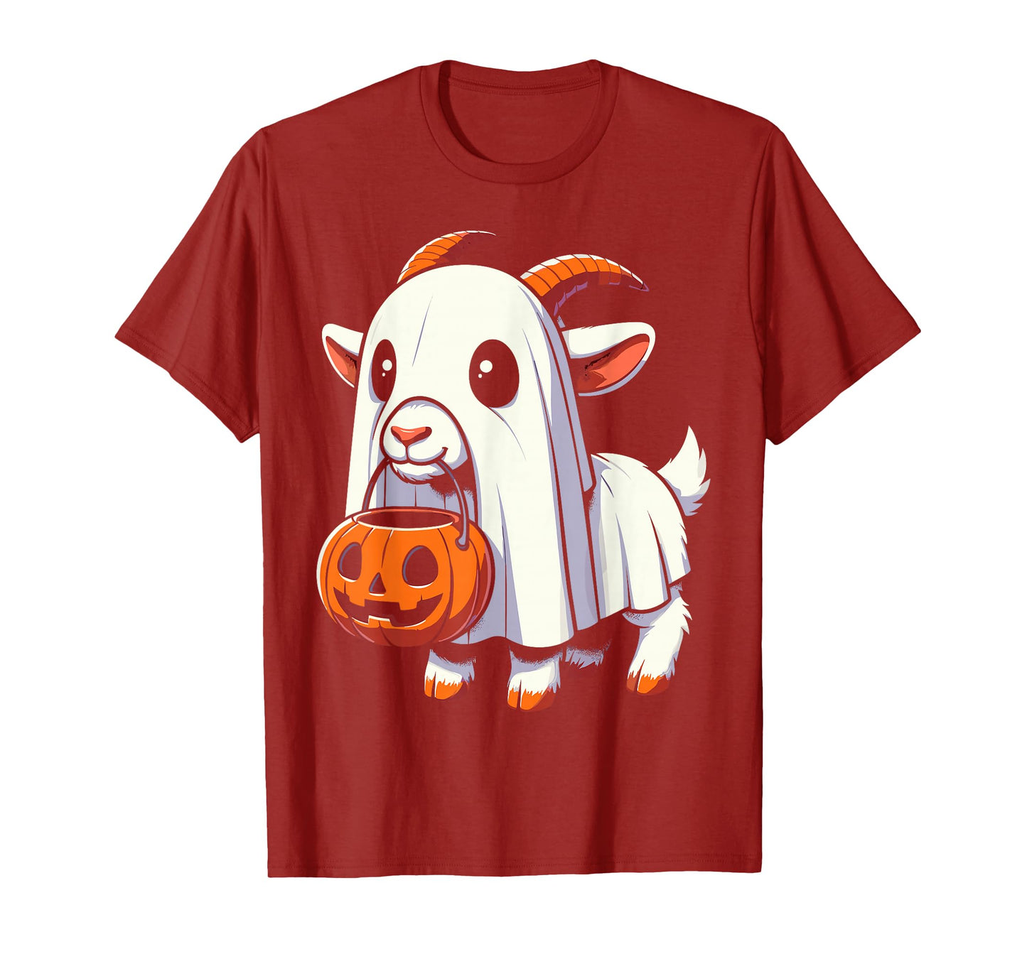 Halloween Cute Goat Ghost T-Shirt
