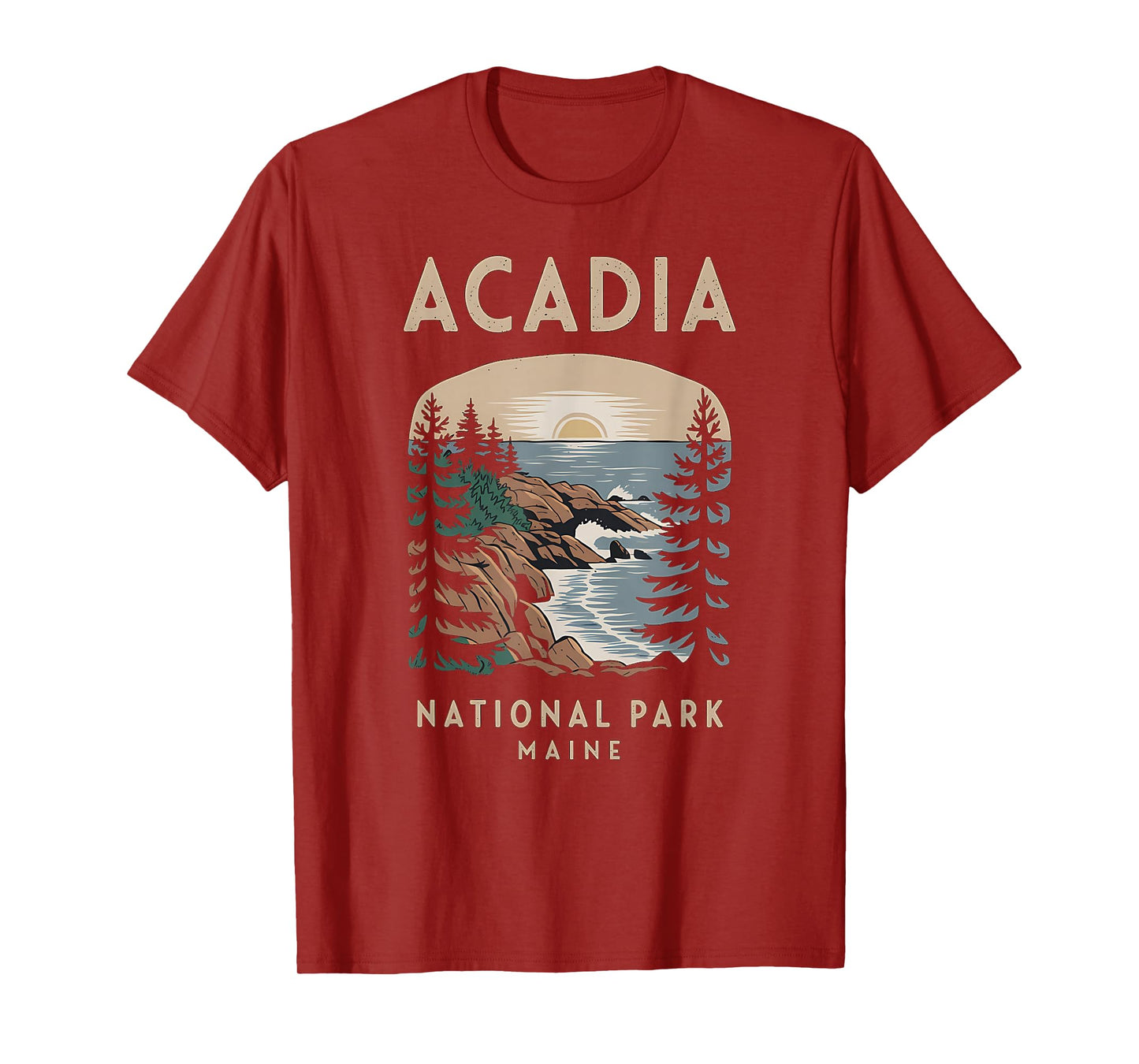 Acadia National Park Maine Scenic View T-Shirt