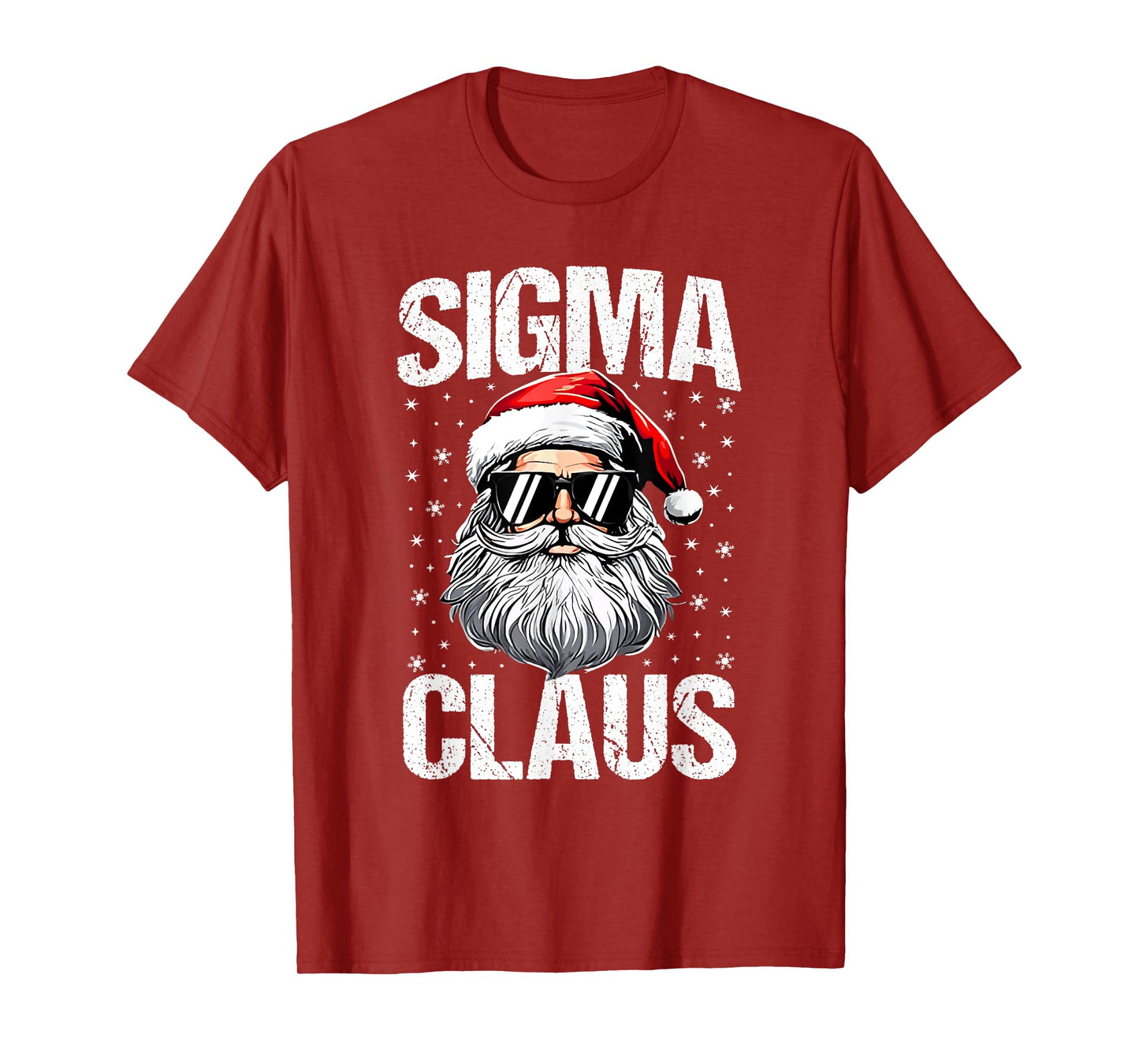 Sigma Claus Santa Funny Christmas Rizz Male for Boys T-Shirt