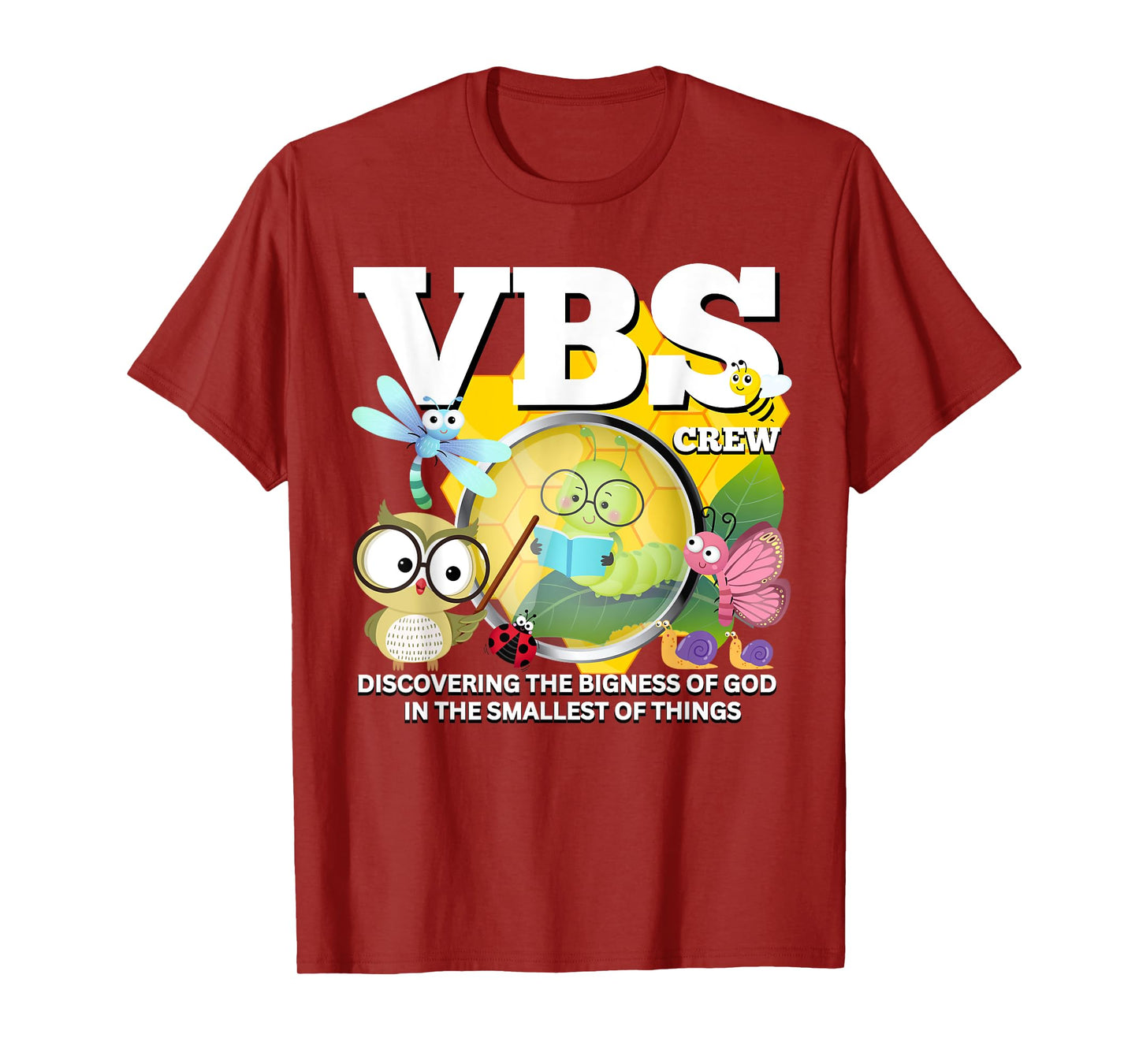 VBS Crew Magnified Nature Bible School Christian Staff Team T-Shirt