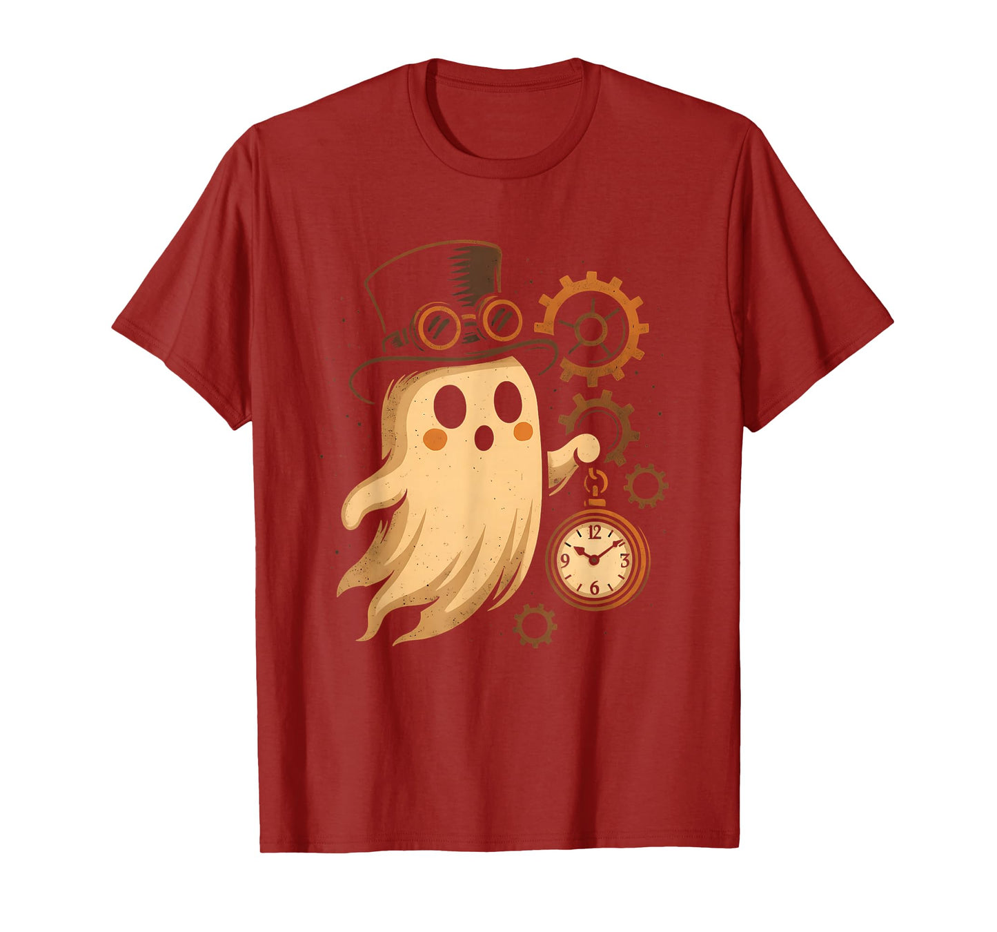 Steampunk Ghost with Top Hat T-Shirt