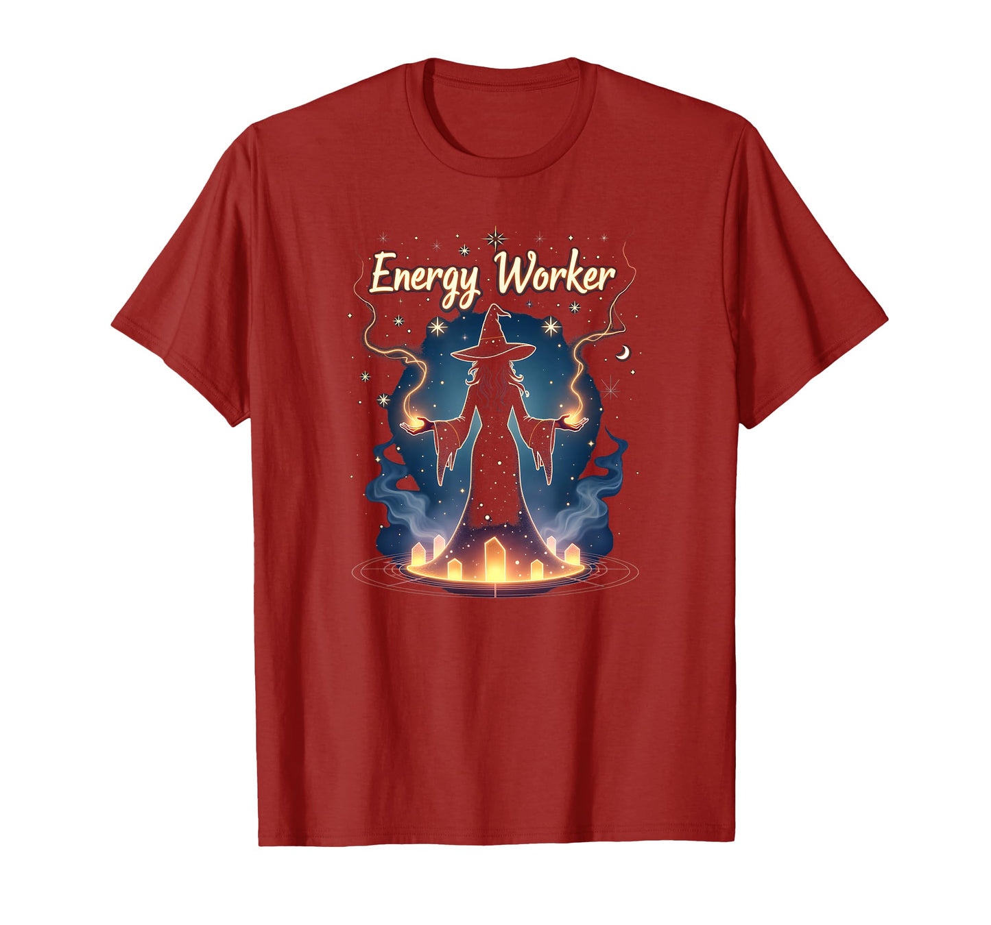 Halloween Witches & Magic Energy Worker Mystical Art T-Shirt