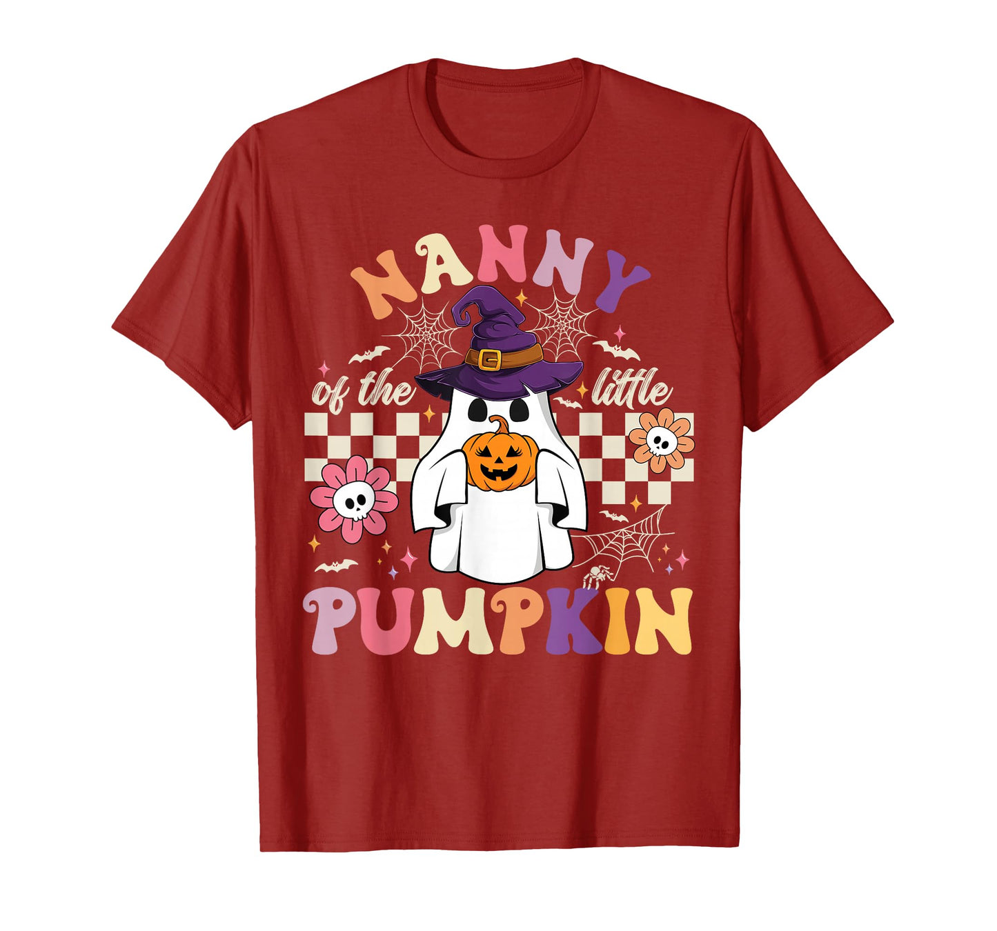 Nanny of The Little Pumpkin Halloween Spooky Ghost T-Shirt
