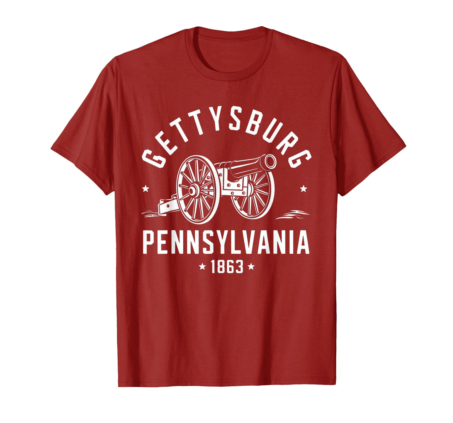 Gettysburg Pennsylvania 1863 Battlefield war civil history T-Shirt