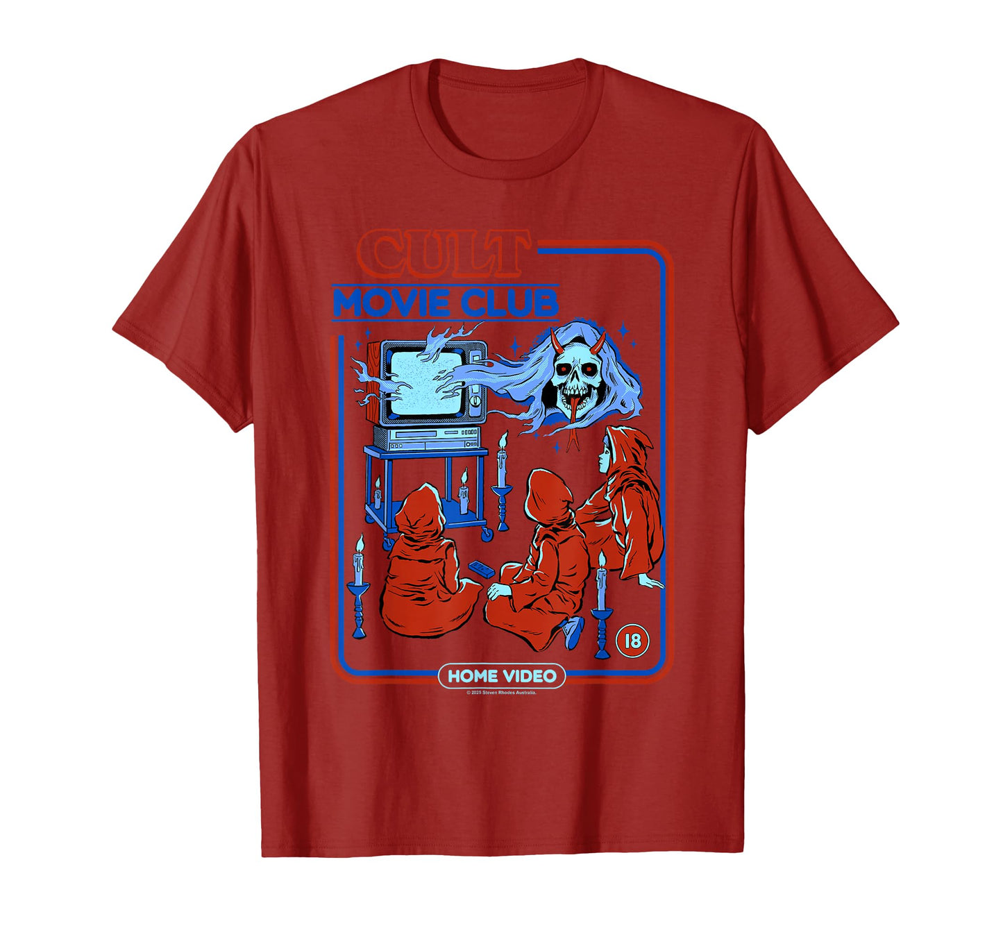Cult Movie Club Poltergeist Retro Vintage Funny Adult Humor T-Shirt