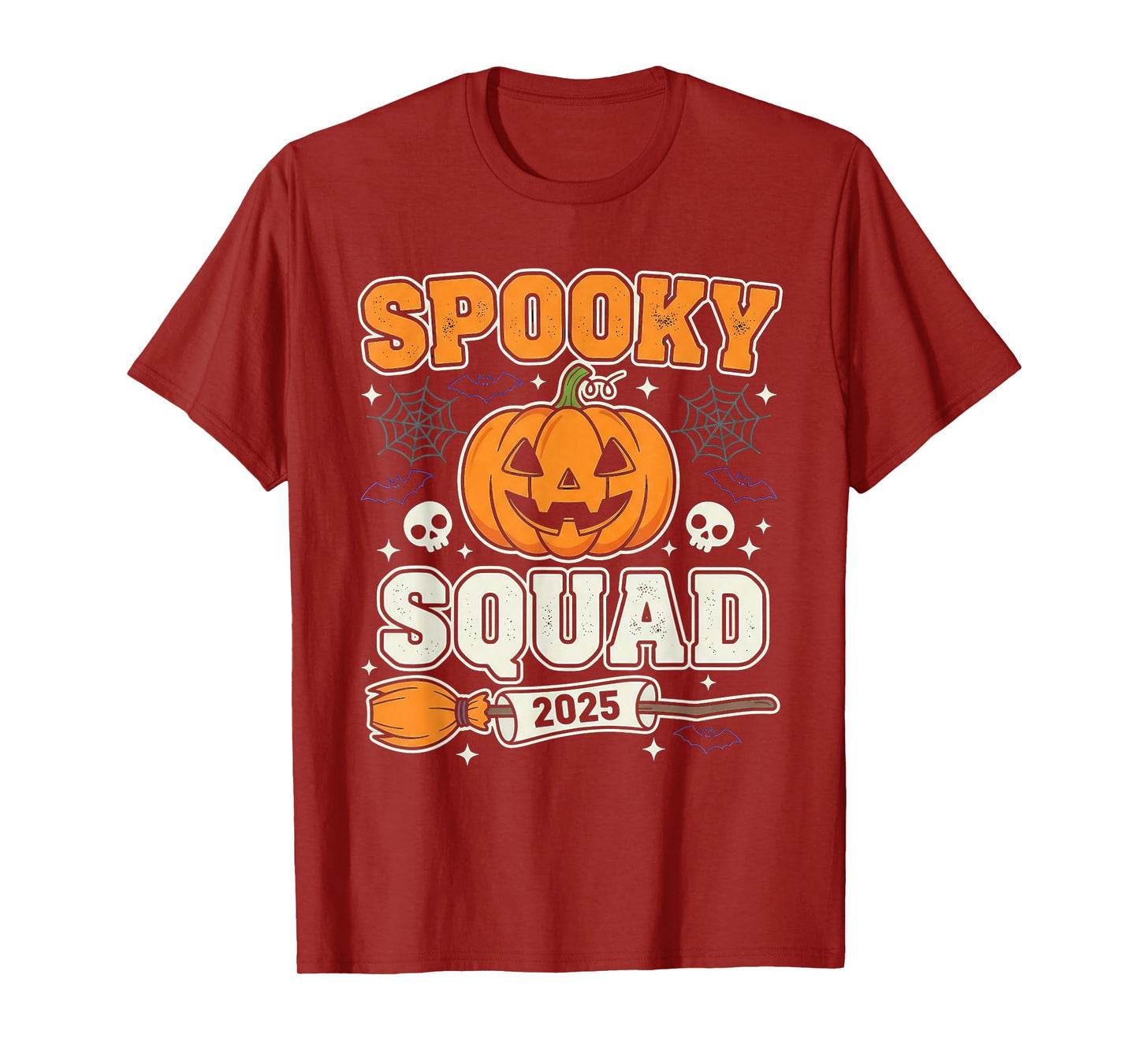 Spooky Squad 2025 Funny Family Matching Halloween Costume T-Shirt