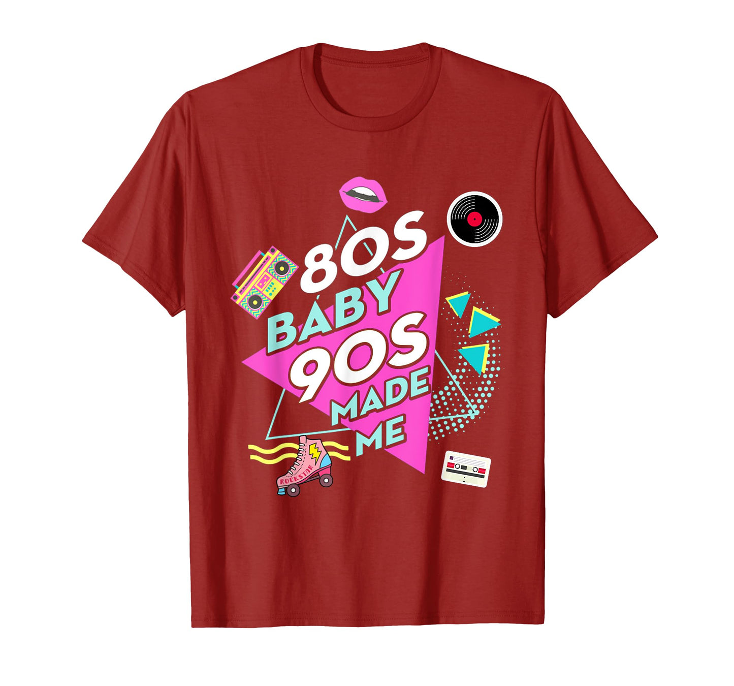 1980s 80's Baby 1990s 90's Outfit Costume Retro Party Theme T-Shirt