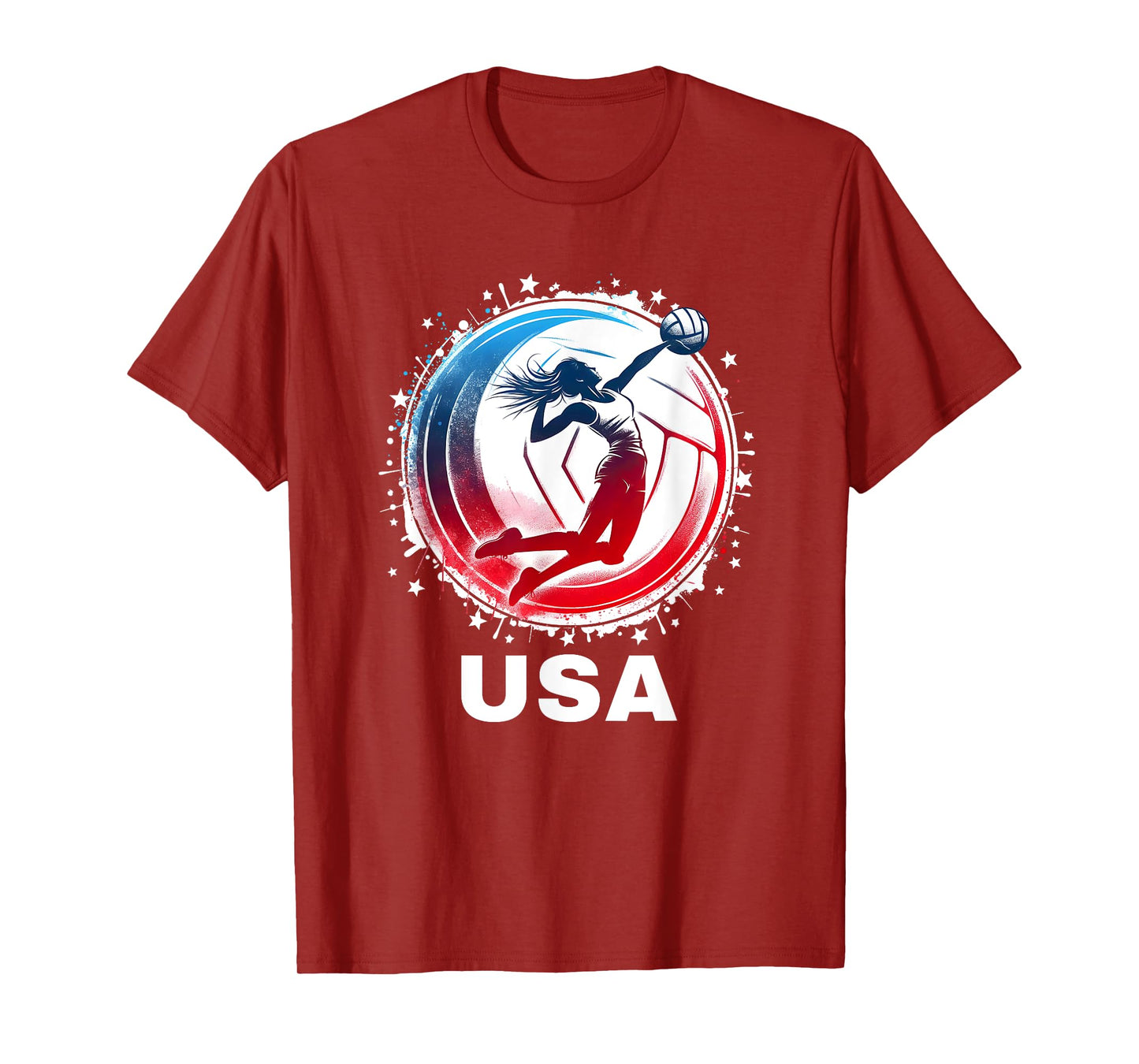 Volleyball USA Team Men Women Kids Volleyball Apparel USA T-Shirt