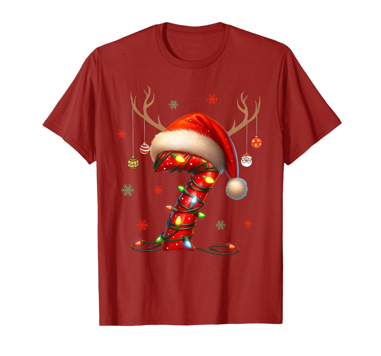 6 7 Six Seven Gen Z Alpha Merry Christmas Holiday Couples T-Shirt