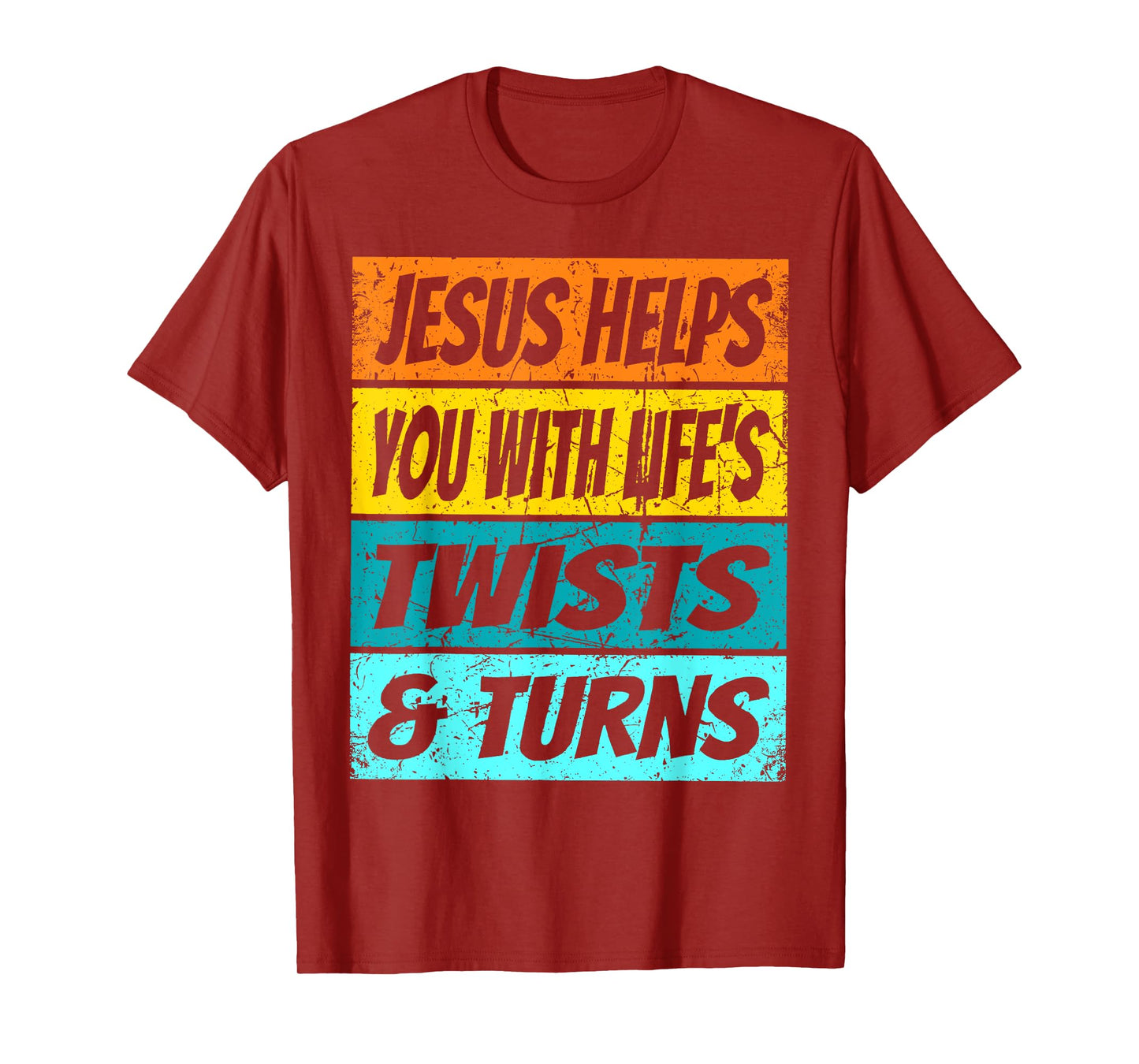 Retro Jesus Helps You With Life's Twists And Turns VBS 2023 T-Shirt