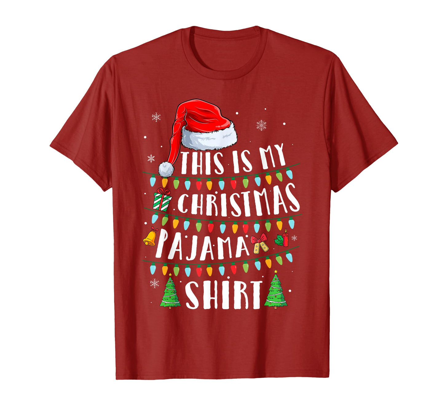 This is My Christmas Pajamas Matching Family Xmas T-Shirt
