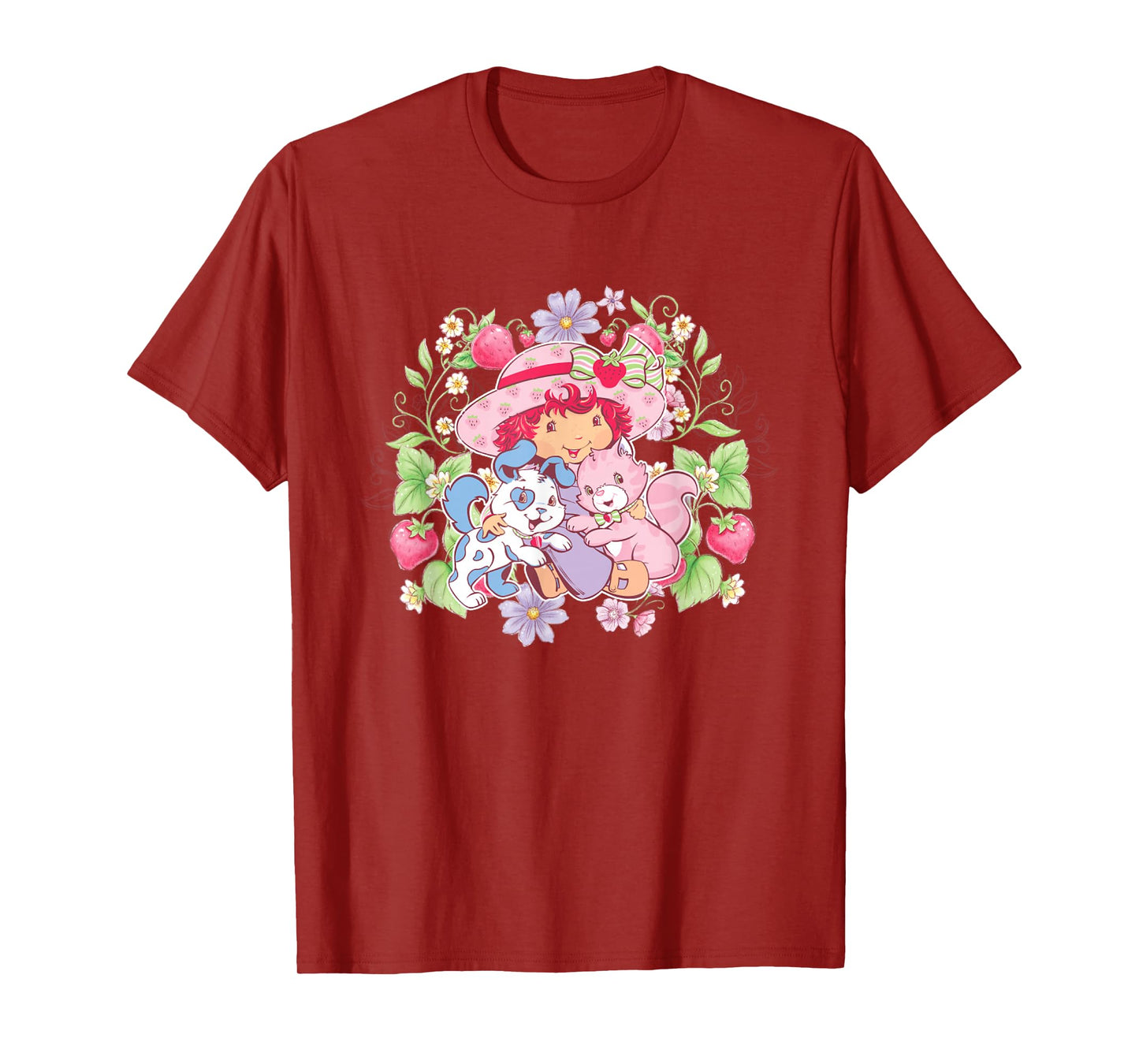Strawberry Shortcake Summer Flowers & Sweet Pets T-Shirt