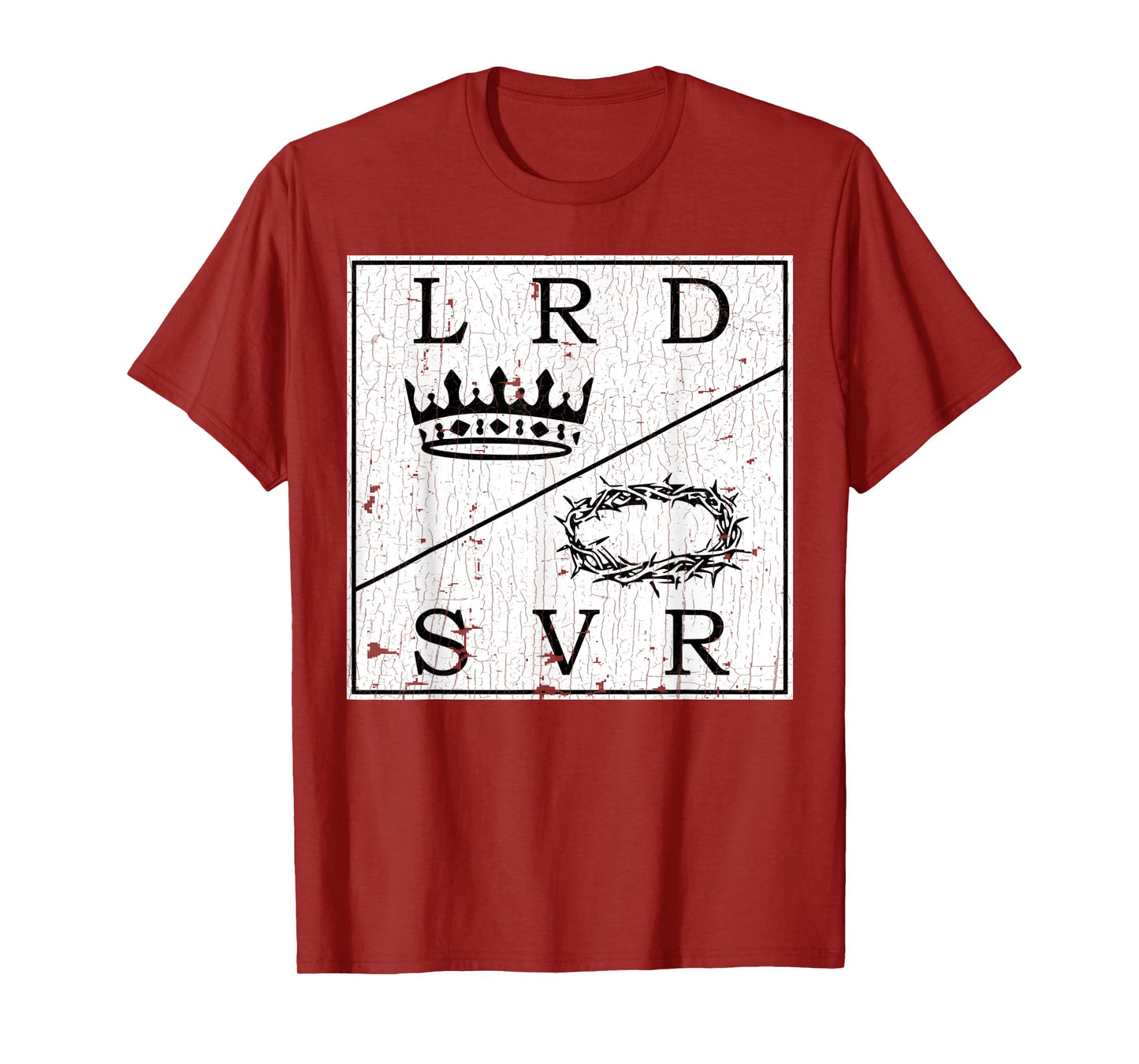 Vintage Retro Jesus Christian Lord & Savior Graphic 4 T-Shirt