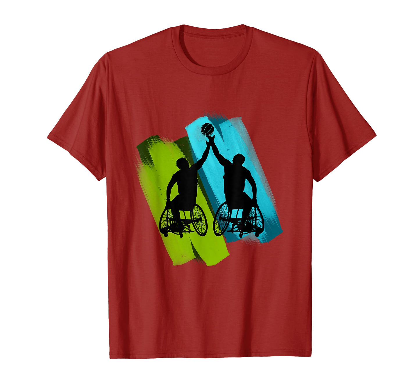 Cool Wheelchair Basketball Game T-Shirt