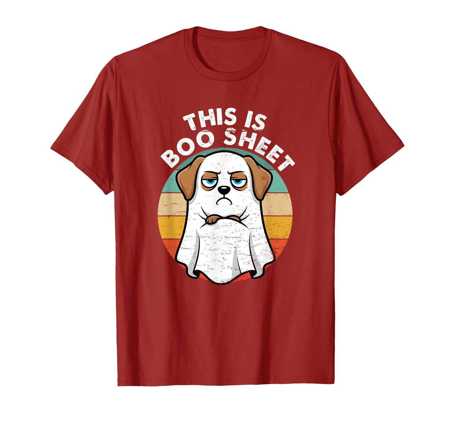 This is Boo Sheet Labrador Dog Retro Halloween Funny Dog T-Shirt