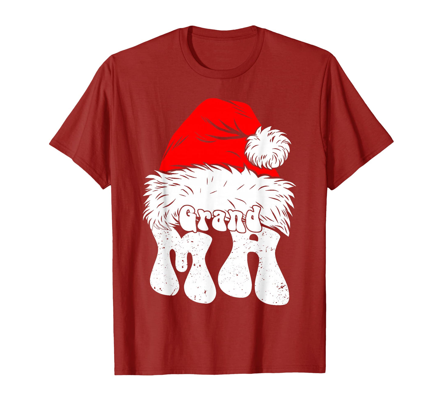 Grandma Santa Christmas Family Matching Pajamas Xmas Mother T-Shirt