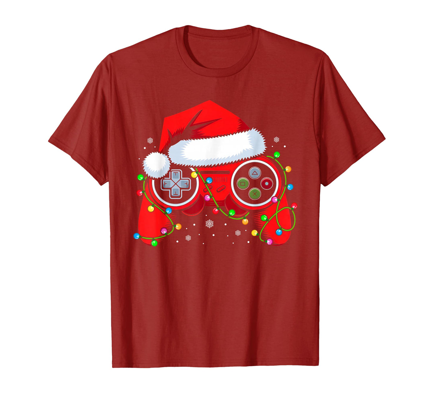 Christmas Gamer Controller Xmas Boys Kids Youth Men Teen T-Shirt