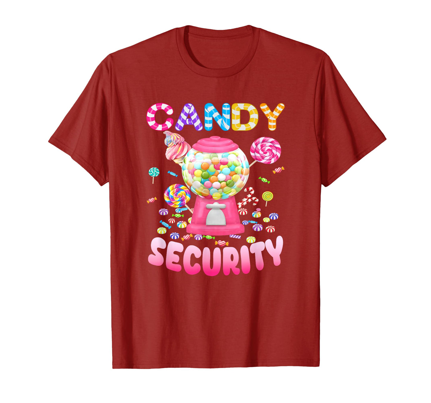 Candy-Security Candyland Costume Kids Teens Adult T-Shirt