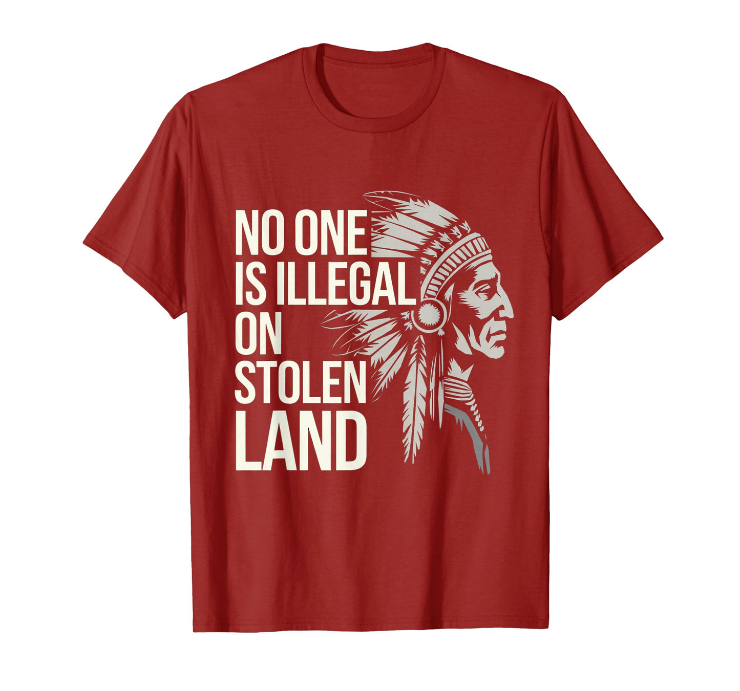 No One is Illegal On Stolen Land Native Americans Vintage T-Shirt