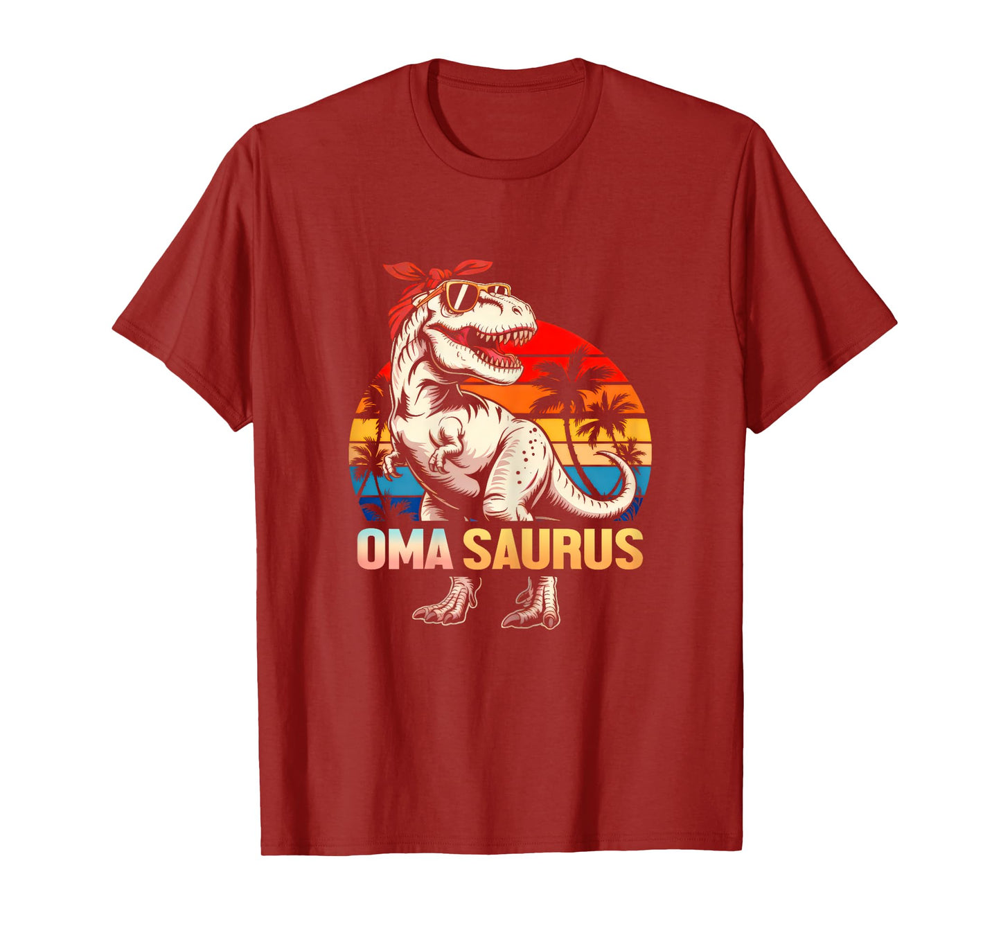 Funny Omasaurus T Rex Dinosaur Oma Saurus Oma Family Vintage T-Shirt