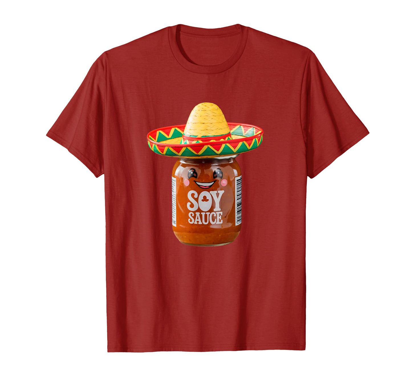 Funny Soy Sauce I Am Sauce Mexican Salsa Hot Sauce Sombrero T-Shirt