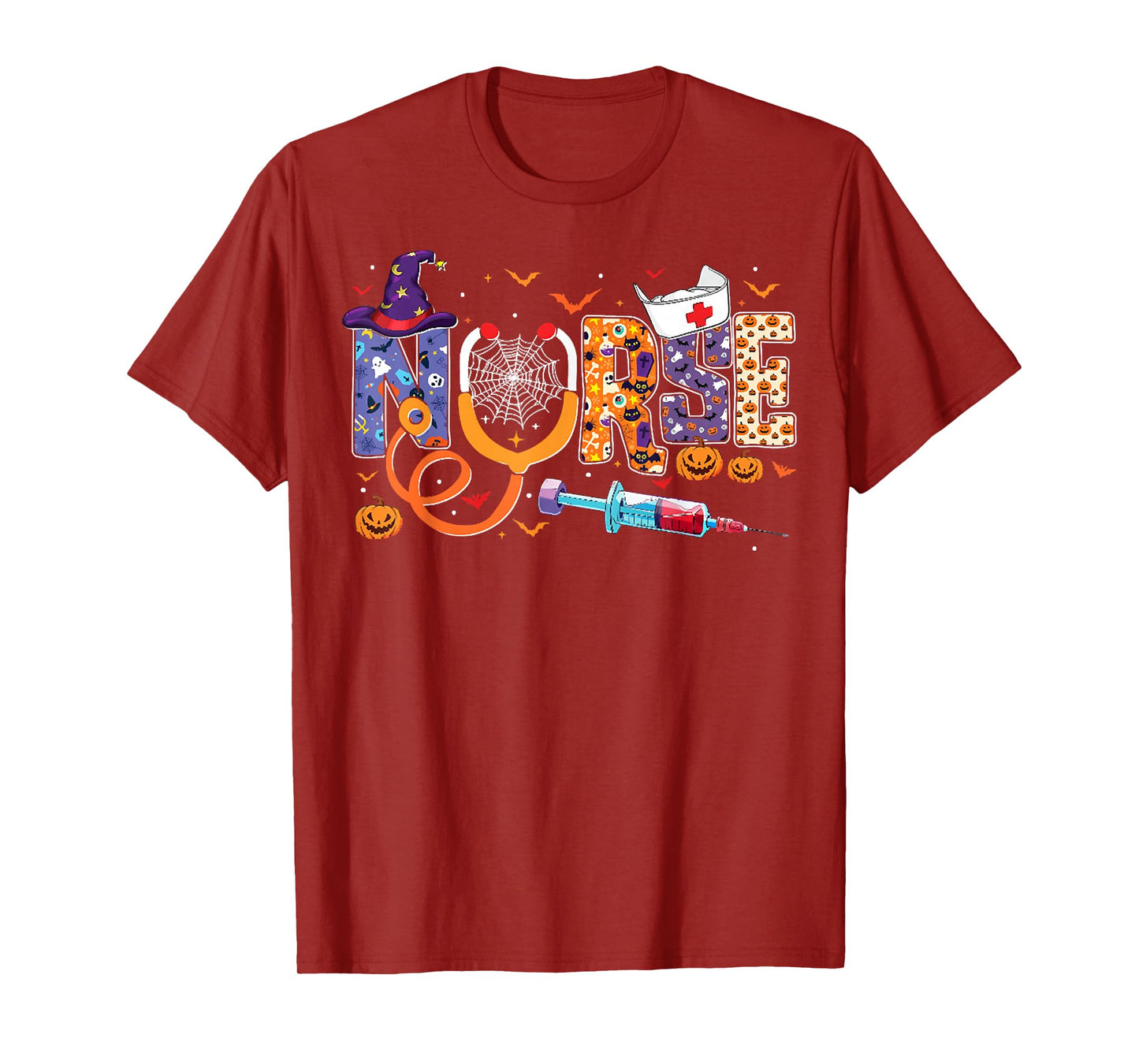 Halloween Nurse Life, Funny Stethoscope Nurse, Pumpkin Nurse T-Shirt