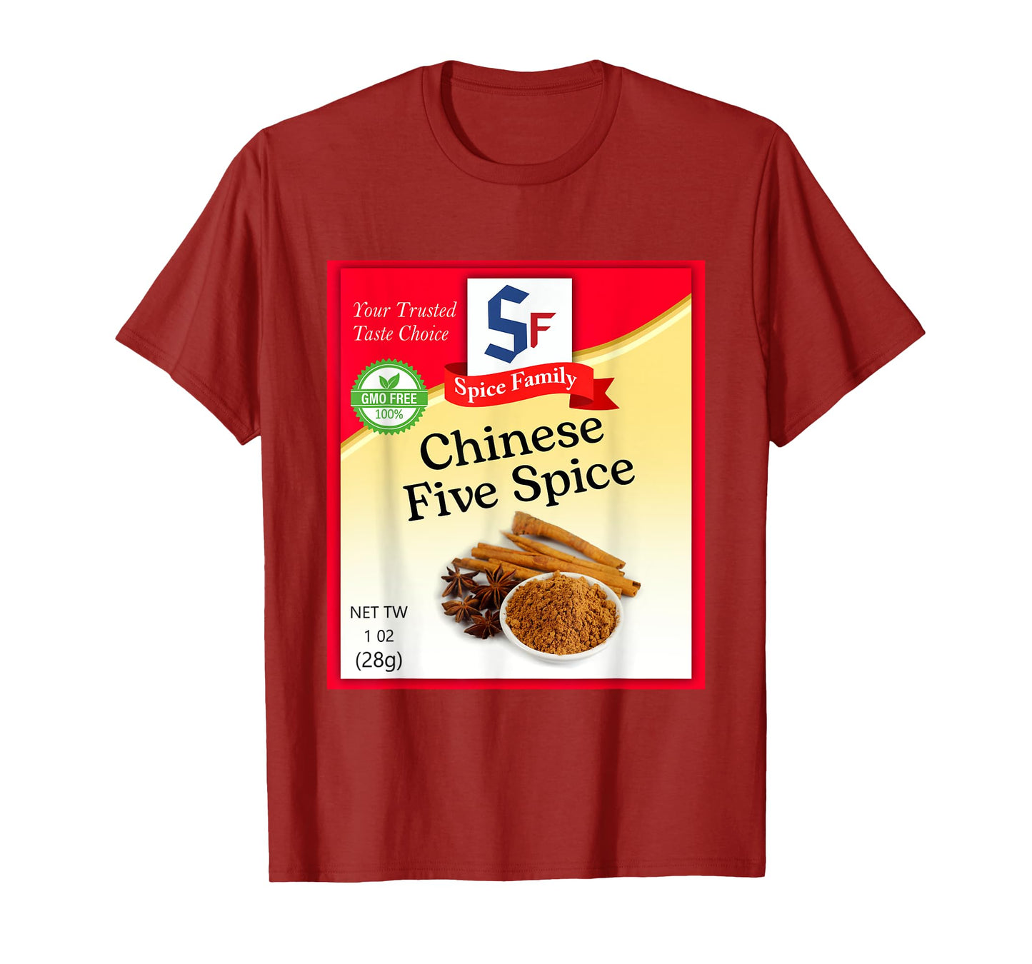 Chinese Five Spice Condiment Holiday Spice Group Costumes T-Shirt