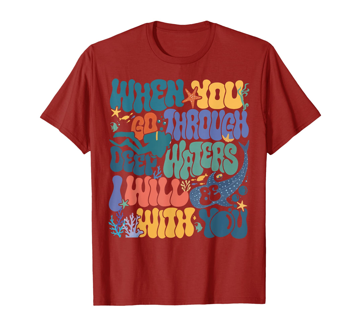 When You Go Through Deep Waters VBS 2024 Christian Camp T-Shirt