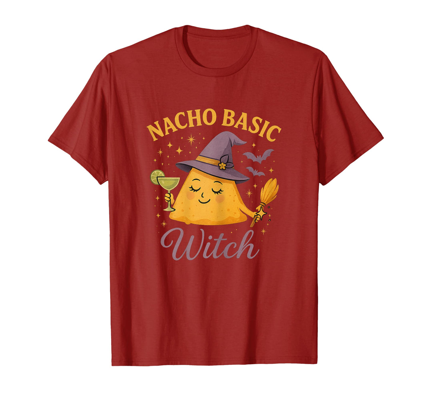 Nacho Basic Witch Halloween Pun T-Shirt