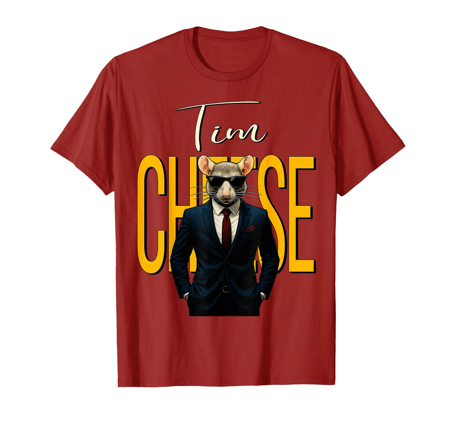 Tim Cheese - Funny Secret Agent Mouse Brainrot Kids Gaming T-Shirt