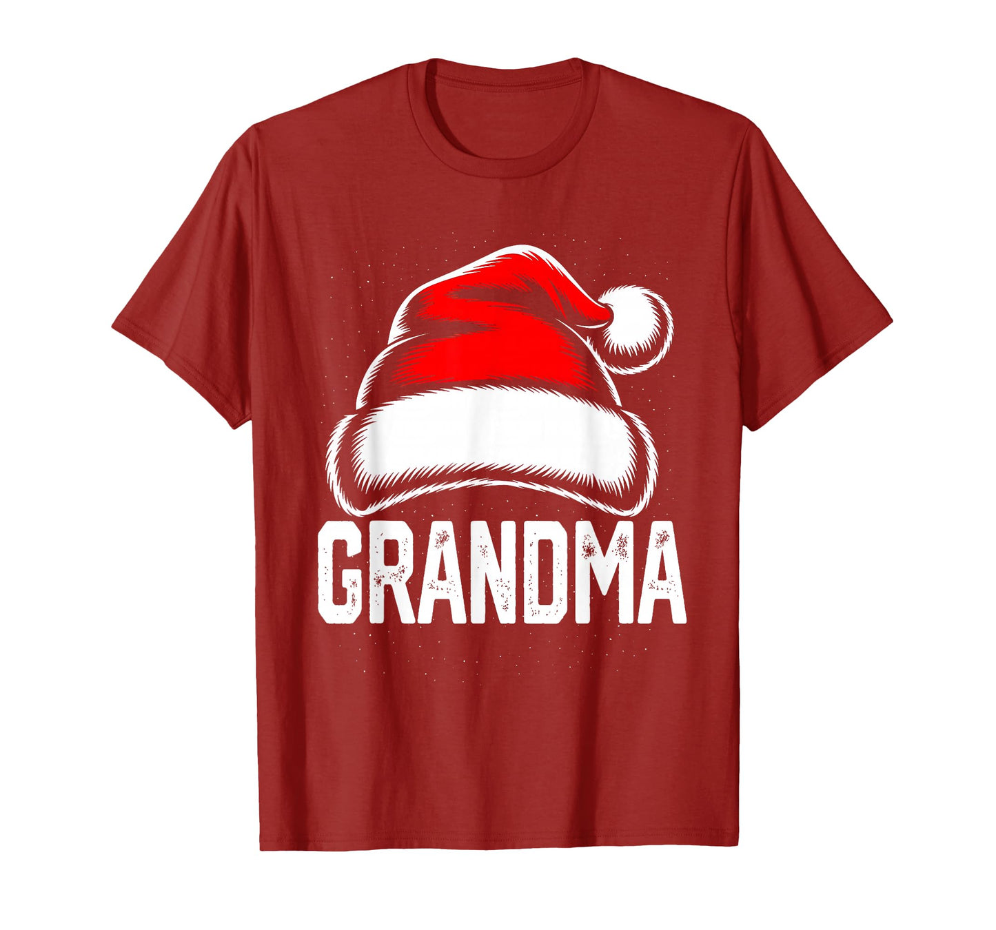Grandma Santa Christmas Family Matching Pajamas Xmas Squad T-Shirt