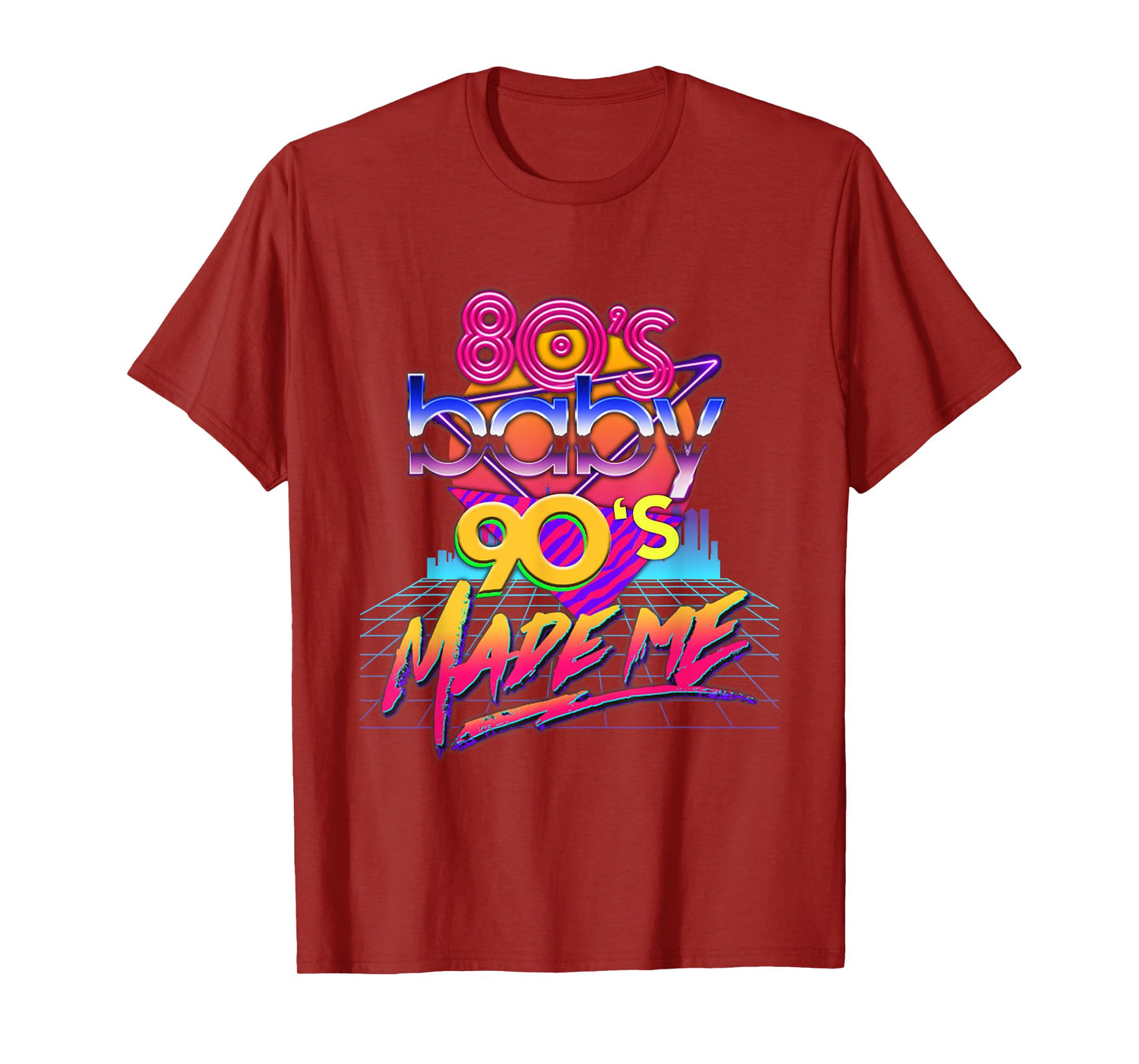 1980s 80s Baby 1990s 90s Made Me Vintage Retro Costume Party T-Shirt