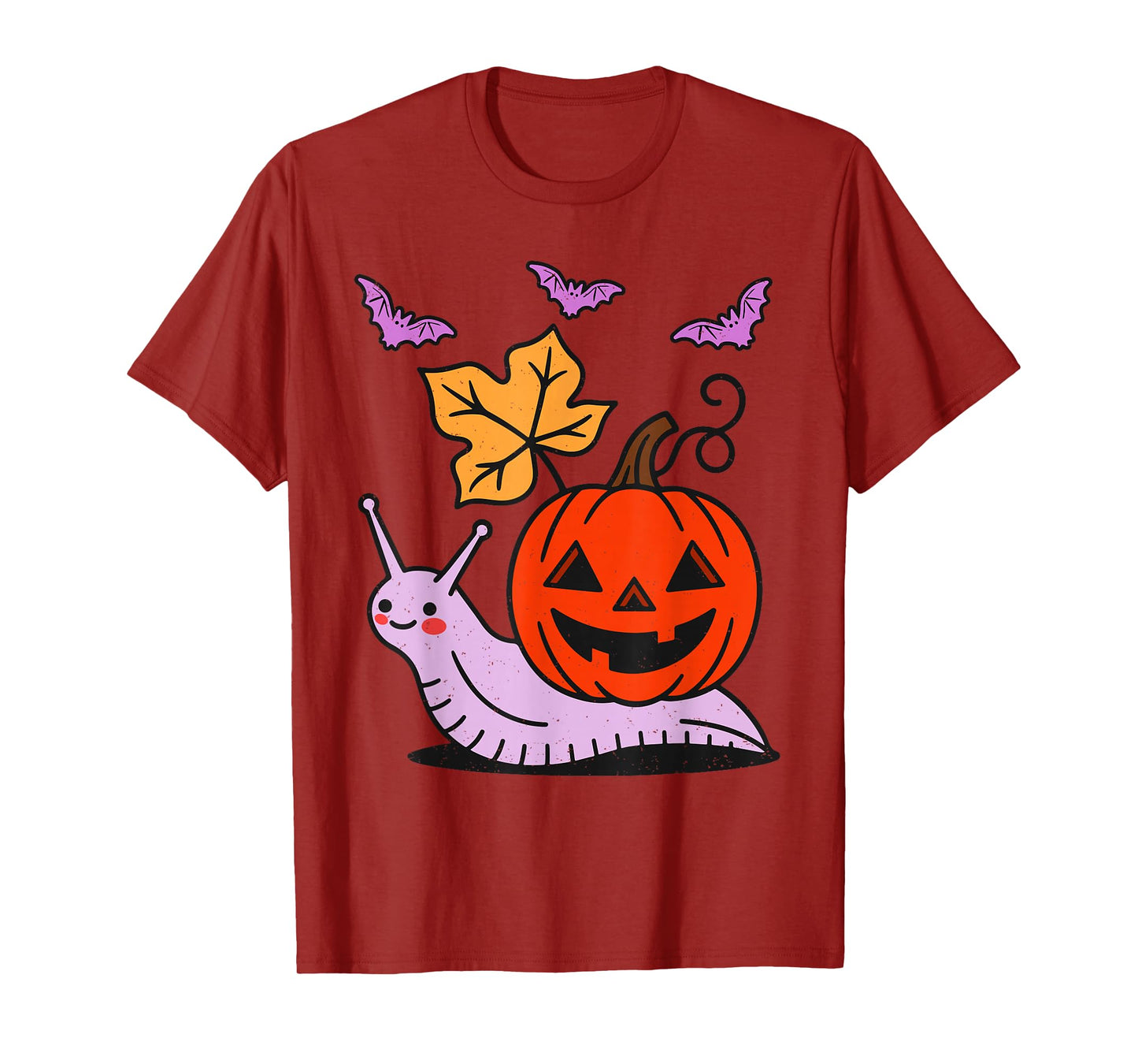 Pumpkin Snail Halloween Cute Jack O Lantern Spooky Season T-Shirt