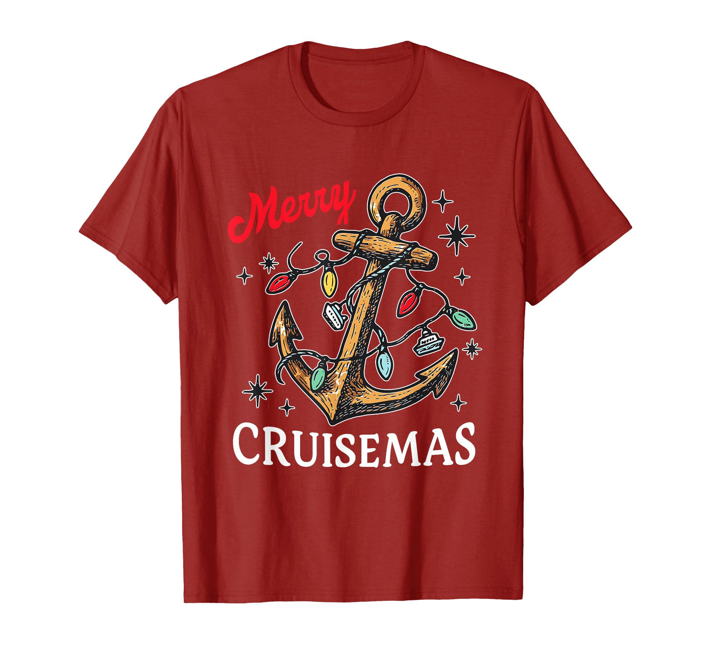 Merry Cruisemas Cruise Ship Christmas Xmas Design T-Shirt