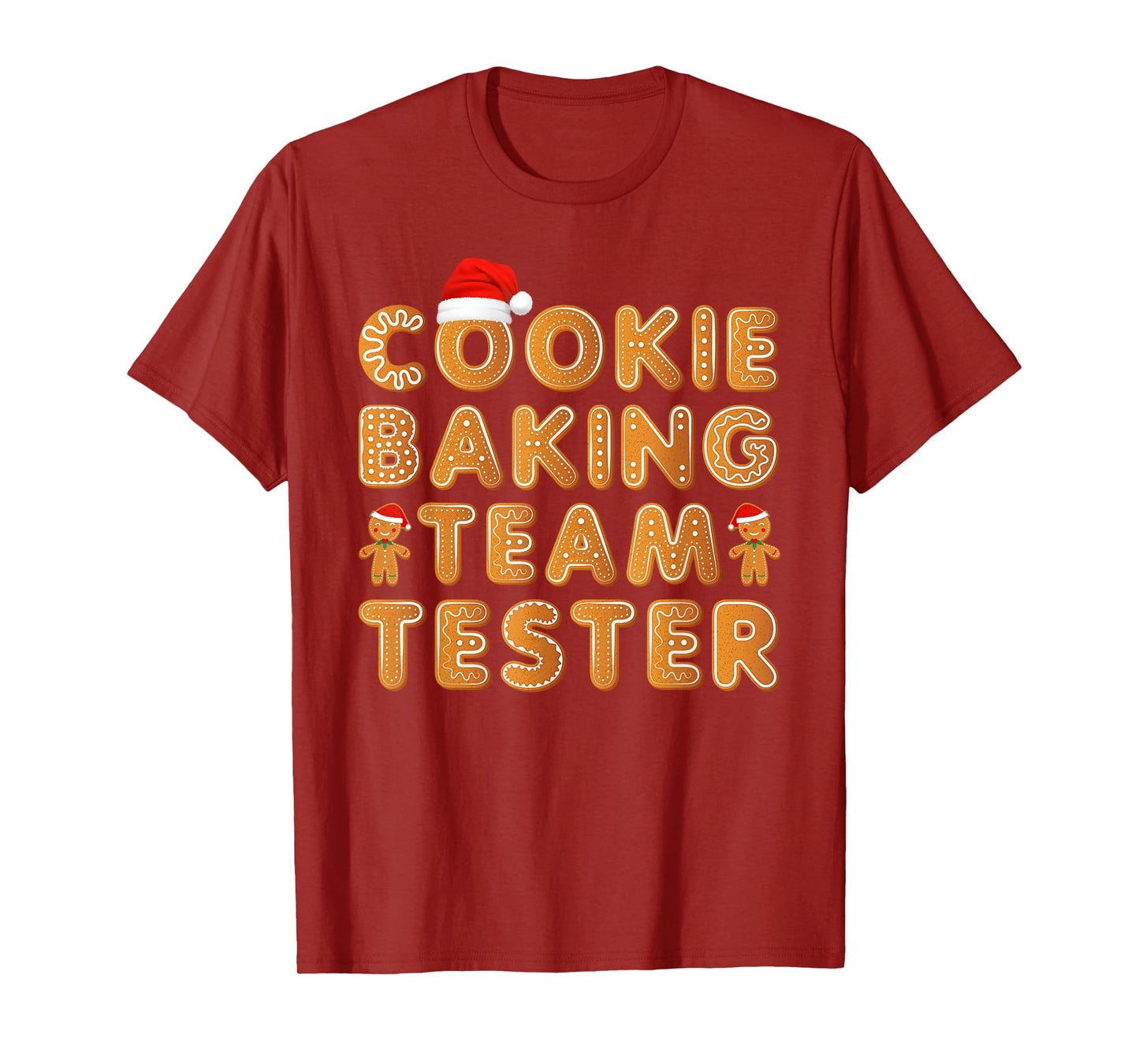 Cookie Baking Team Tester Gingerbread Family Christmas T-Shirt