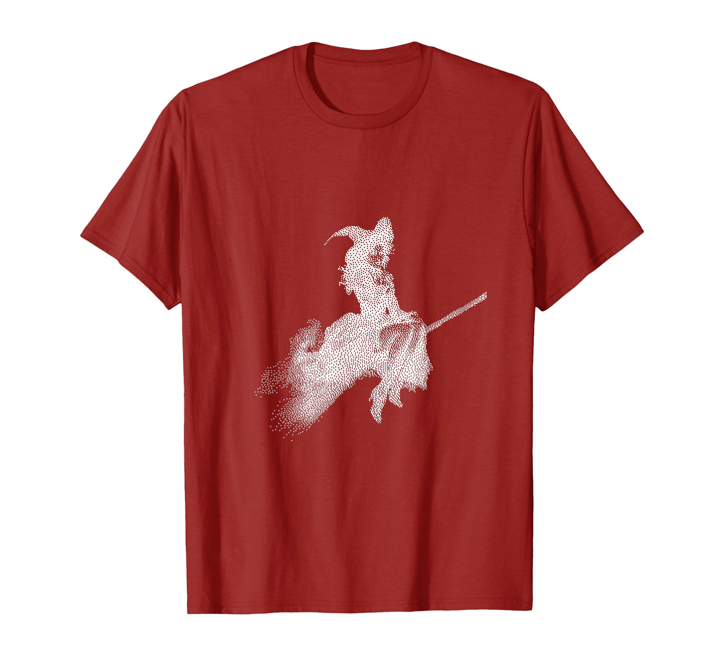 Enchanted Witch Flying Broom Halloween T-Shirt