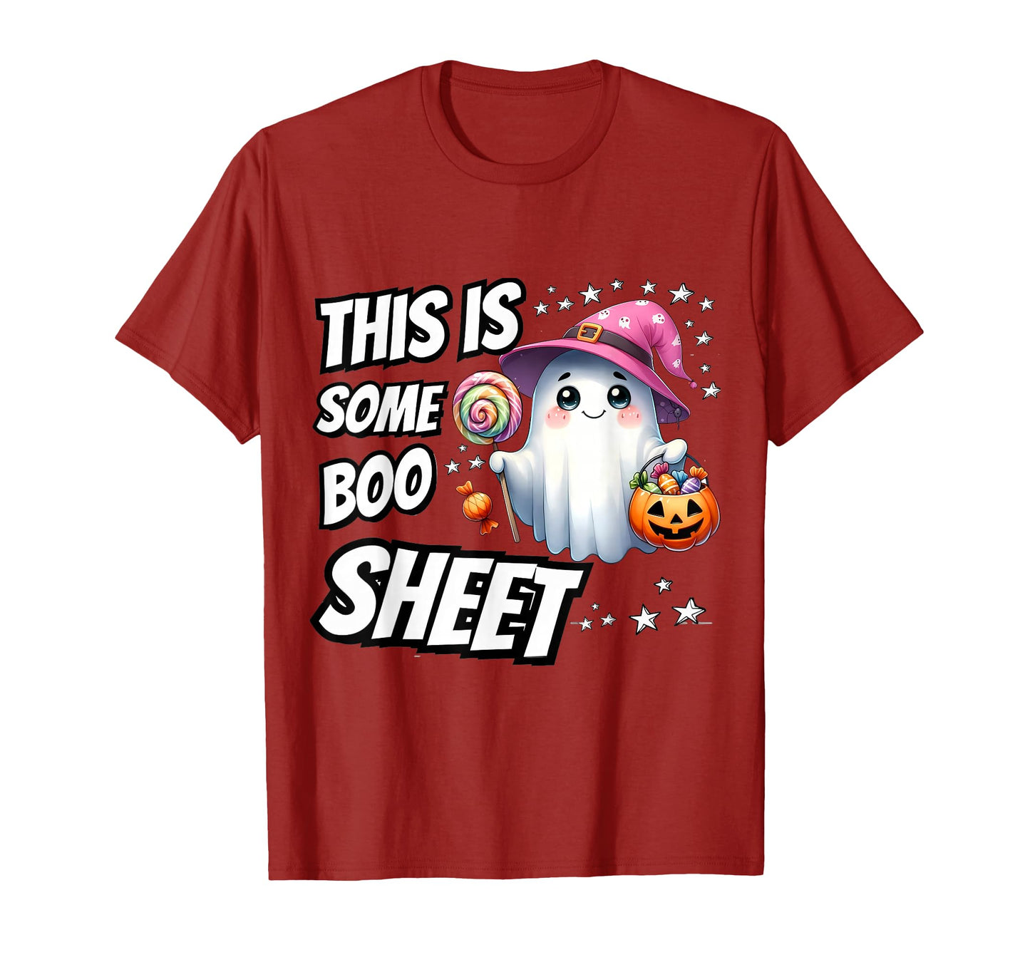 This is Some Boo Sheet Ghost Witch Funny Halloween Men Women T-Shirt