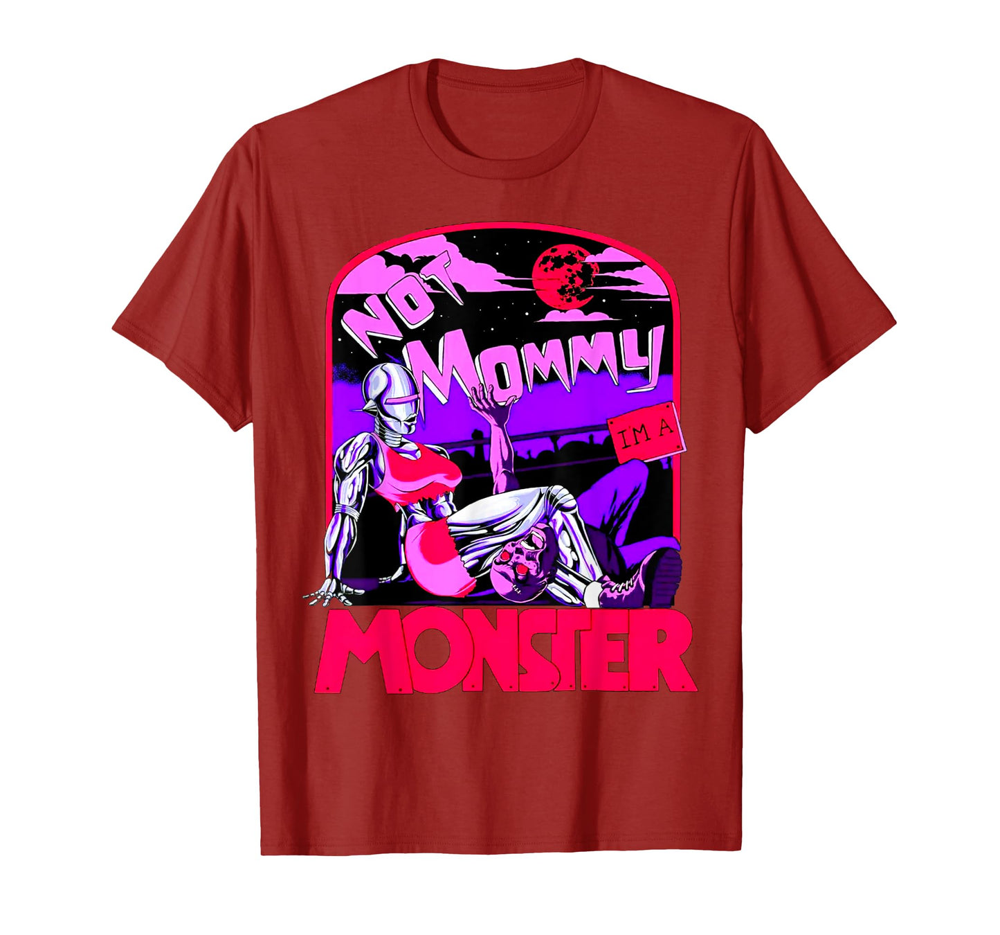Funny Not Mommy I'm A Monster Workout Bodybuilding Fitness T-Shirt