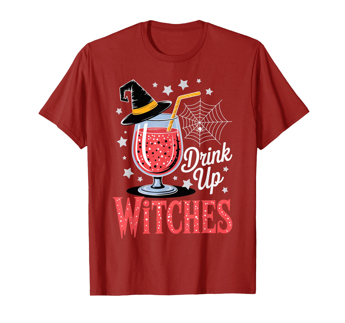 Drink Up Witches Fruity Punch Halloween Cocktail Outfit T-Shirt