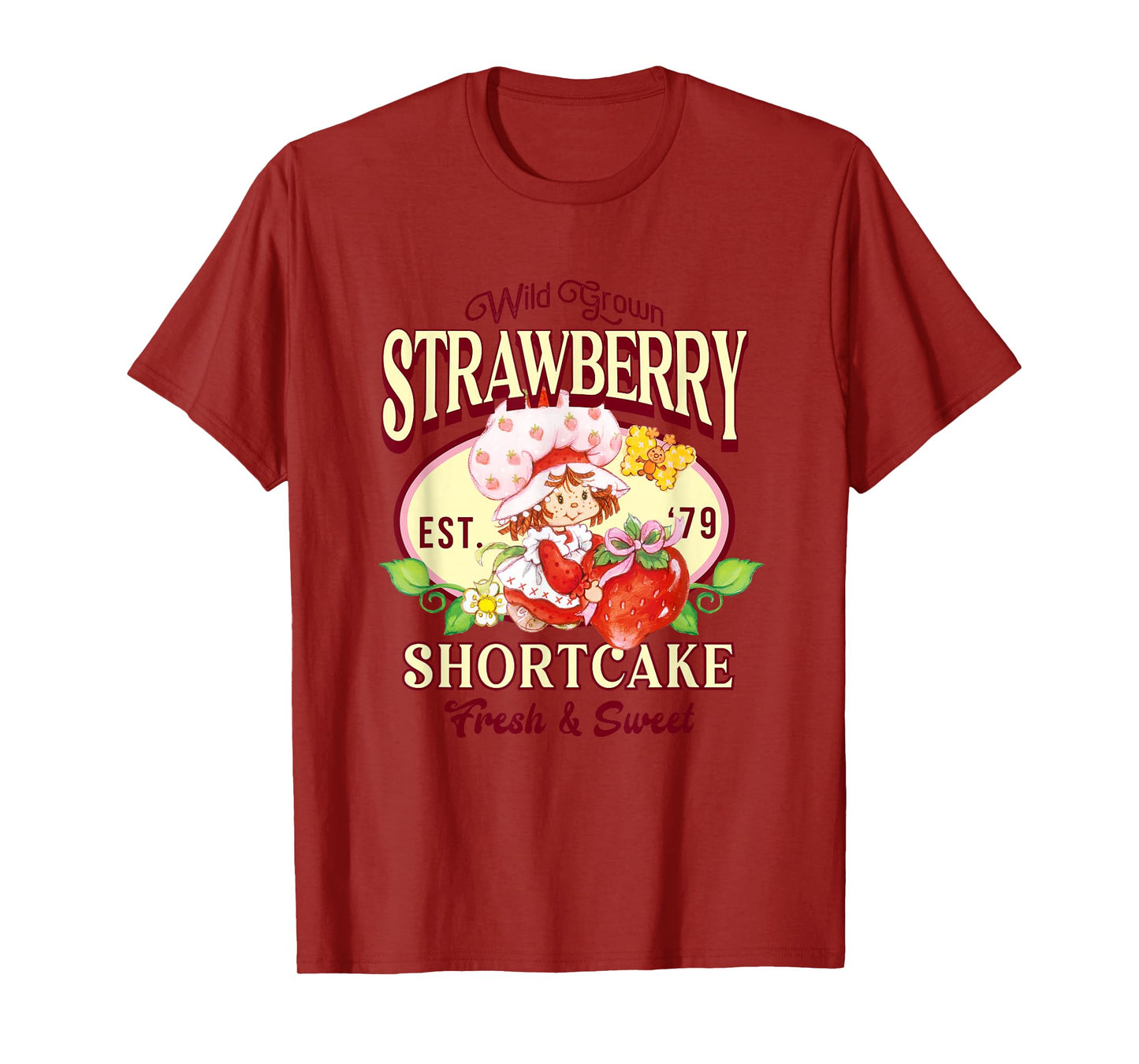 Strawberry Shortcake Vintage Wild Grown '79 Poster T-Shirt