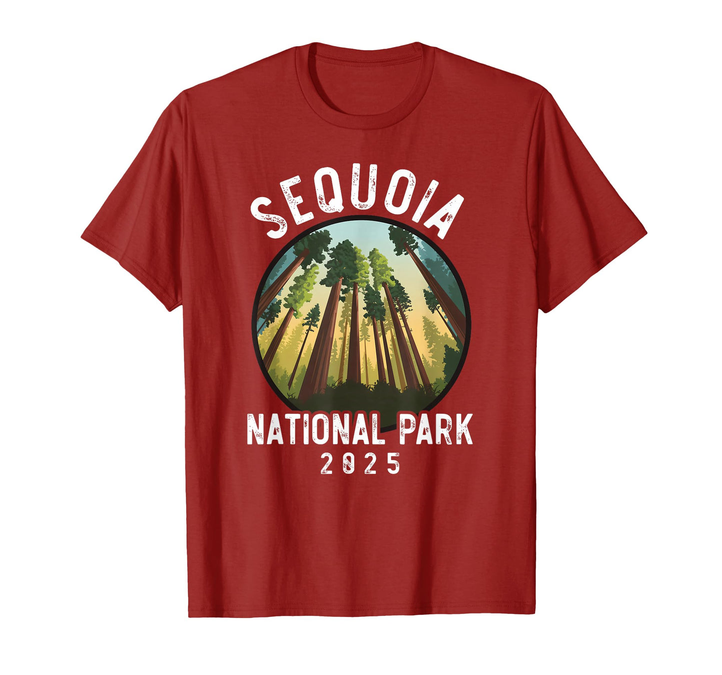 Sequoia National Park California 2025 Vintage Men Women Kids T-Shirt