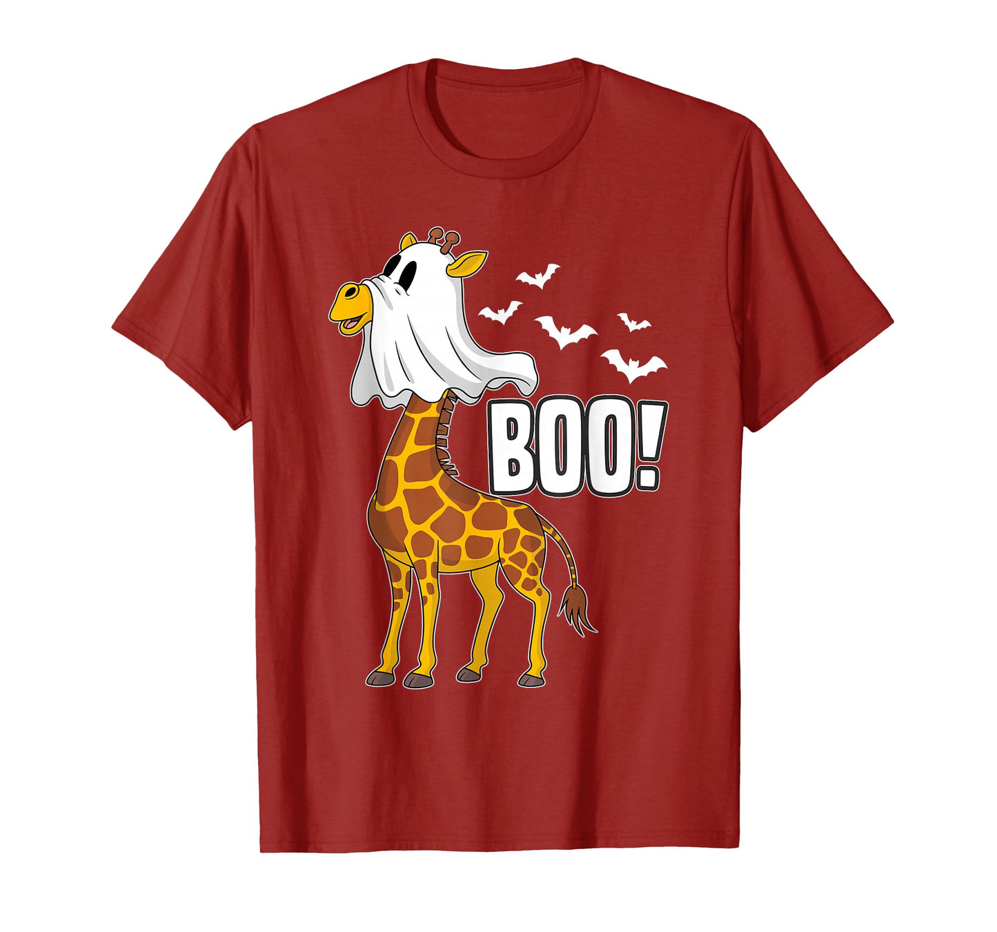 Giraffe Boo Halloween Costume Shirt for Men Women Kids T-Shirt
