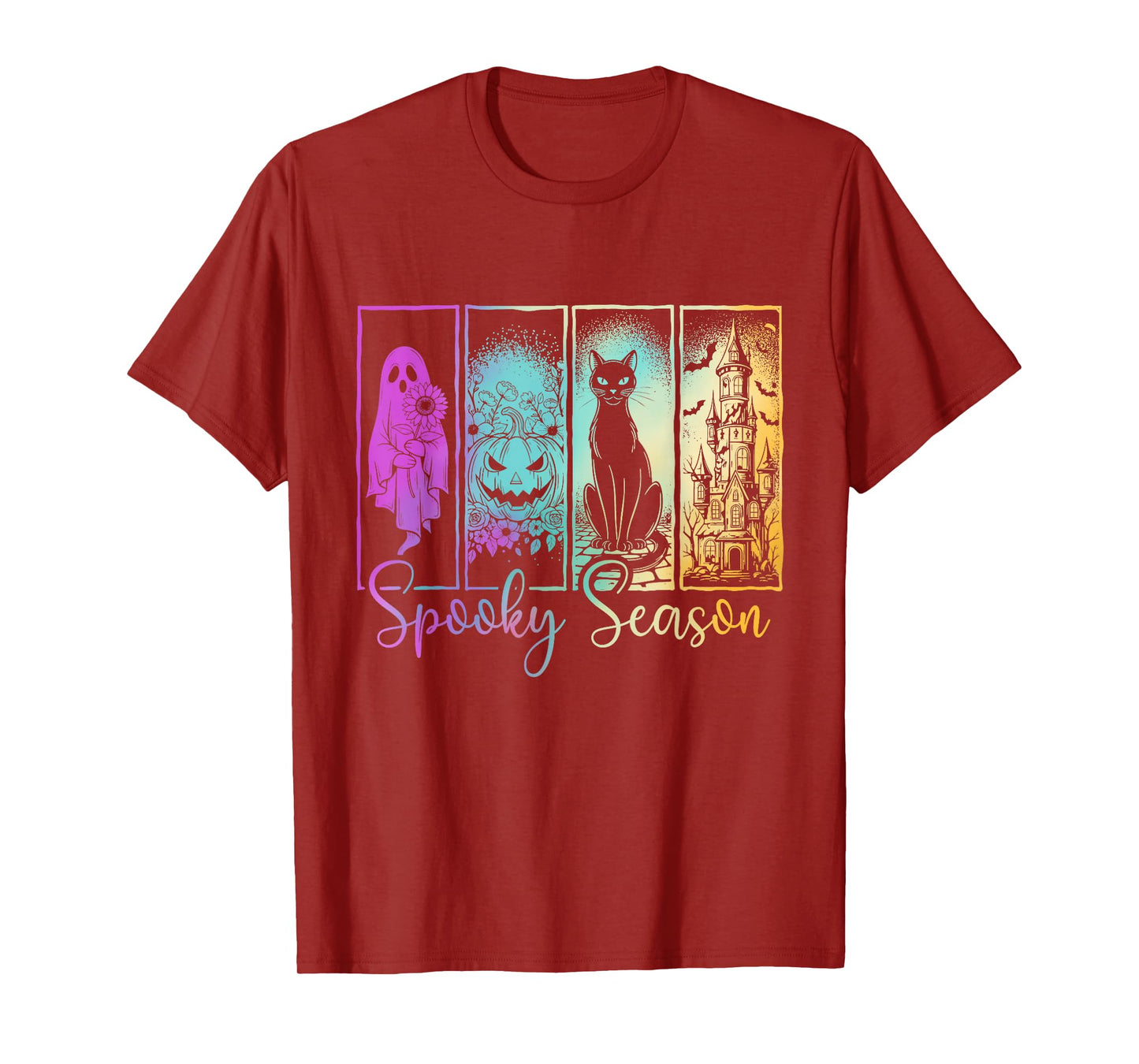 Spooky Season - Halloween Ghost Pumpkin Haunted Party T-Shirt