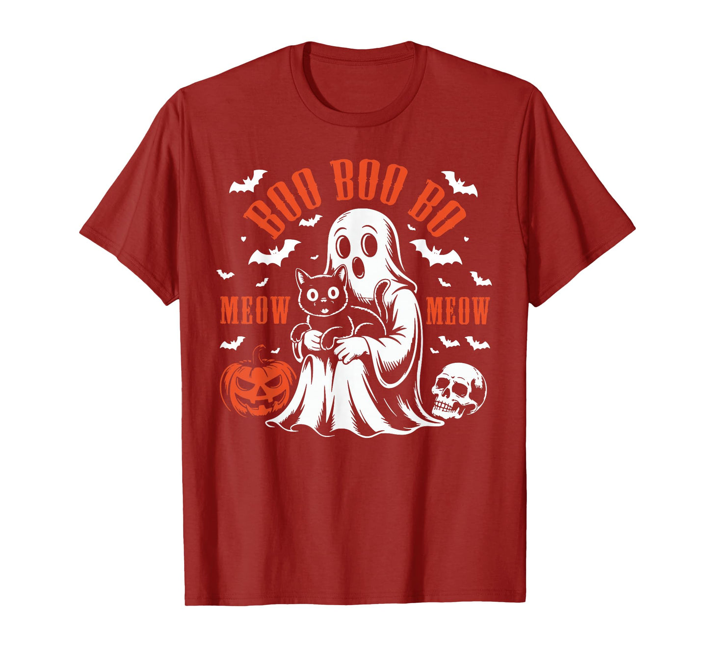 Meow Black Cat Halloween Costume Skeleton Fur Dad Pet Mom T-Shirt
